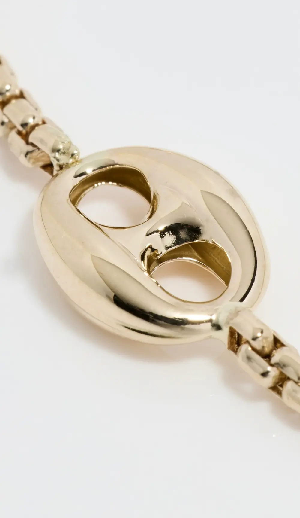 Zoe Chicco 14k Gold Large Mariner Link Station Bracelet