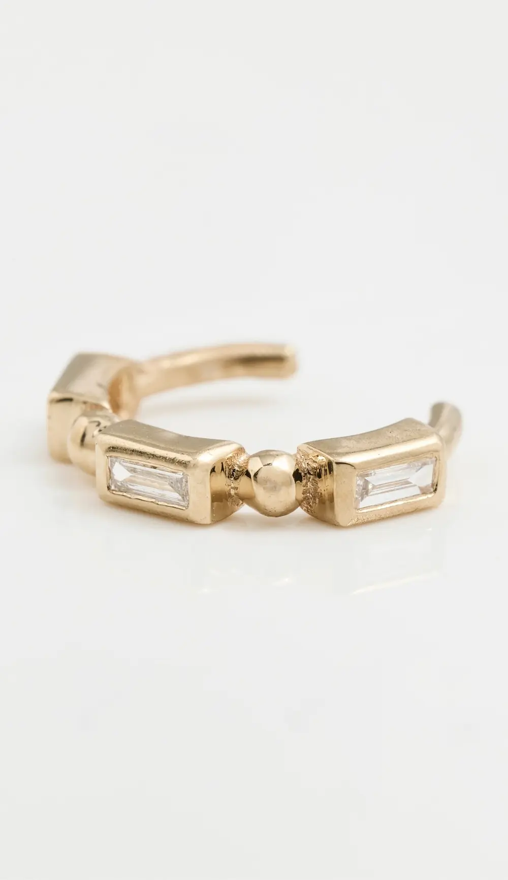Zoe Chicco 14k Gold Baguette Diamond Ear Cuff