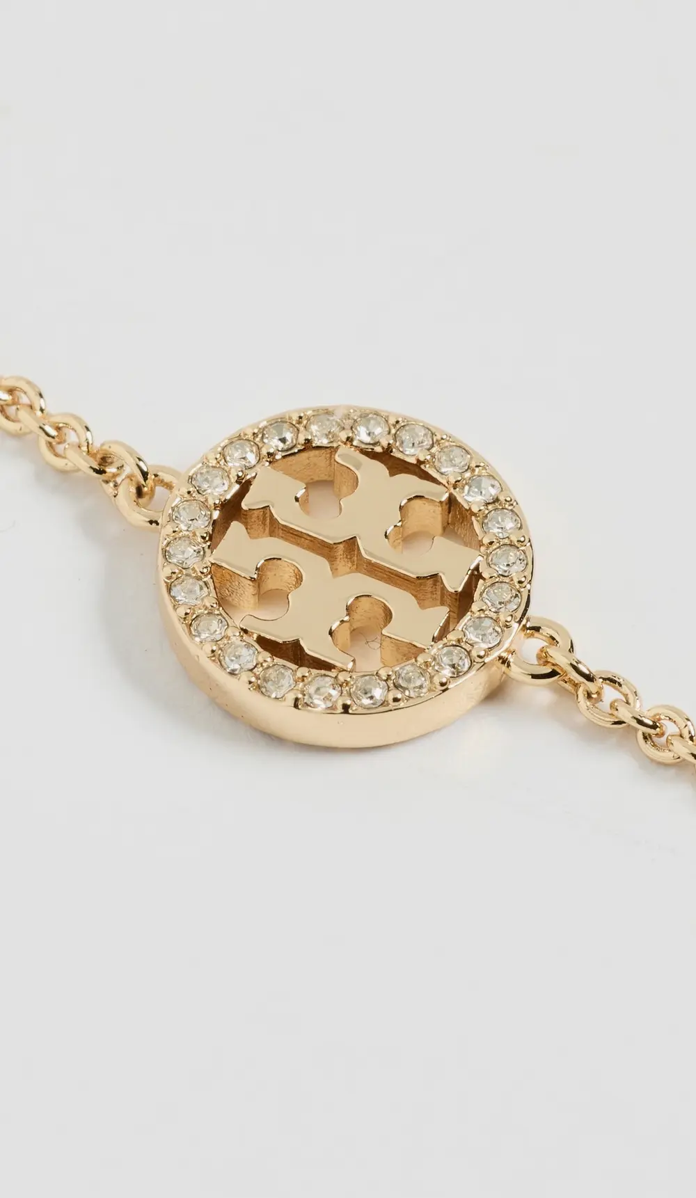 Tory Burch Delicate Icon Pavé Chain Bracelet