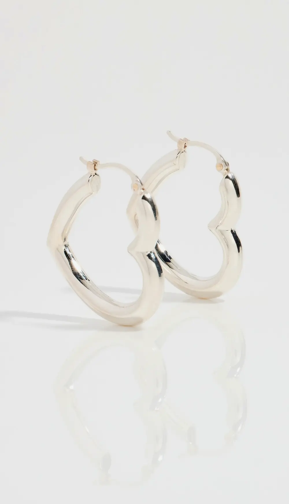Ariel Gordon Jewelry Heart Helium Hoops