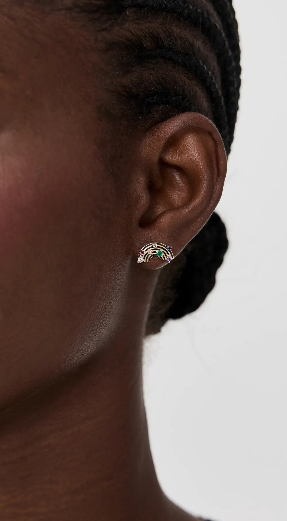 Sydney Evan 14k Rainbow Studs