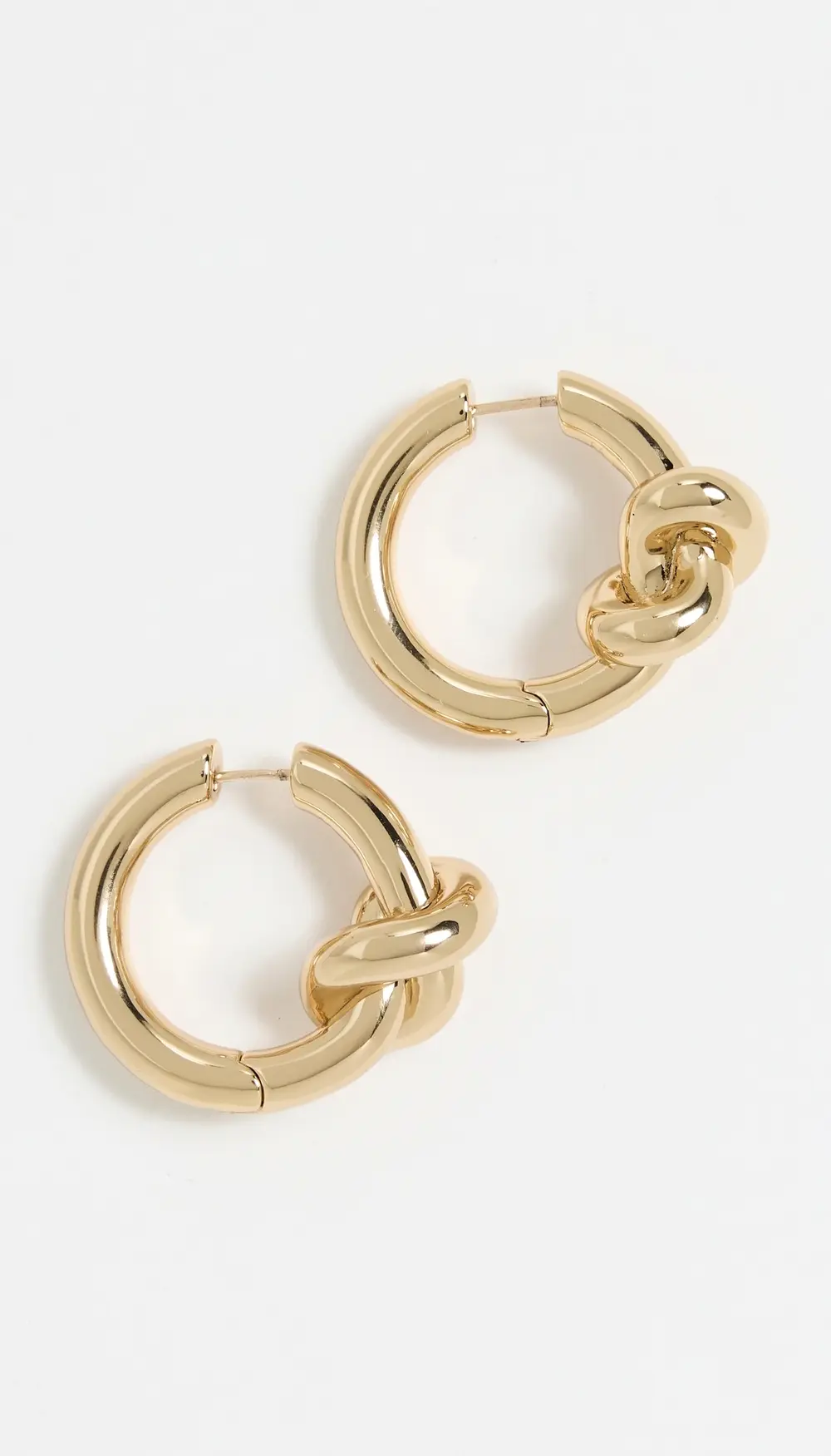 Jennifer Fisher Hinge Knot Huggie Earrings