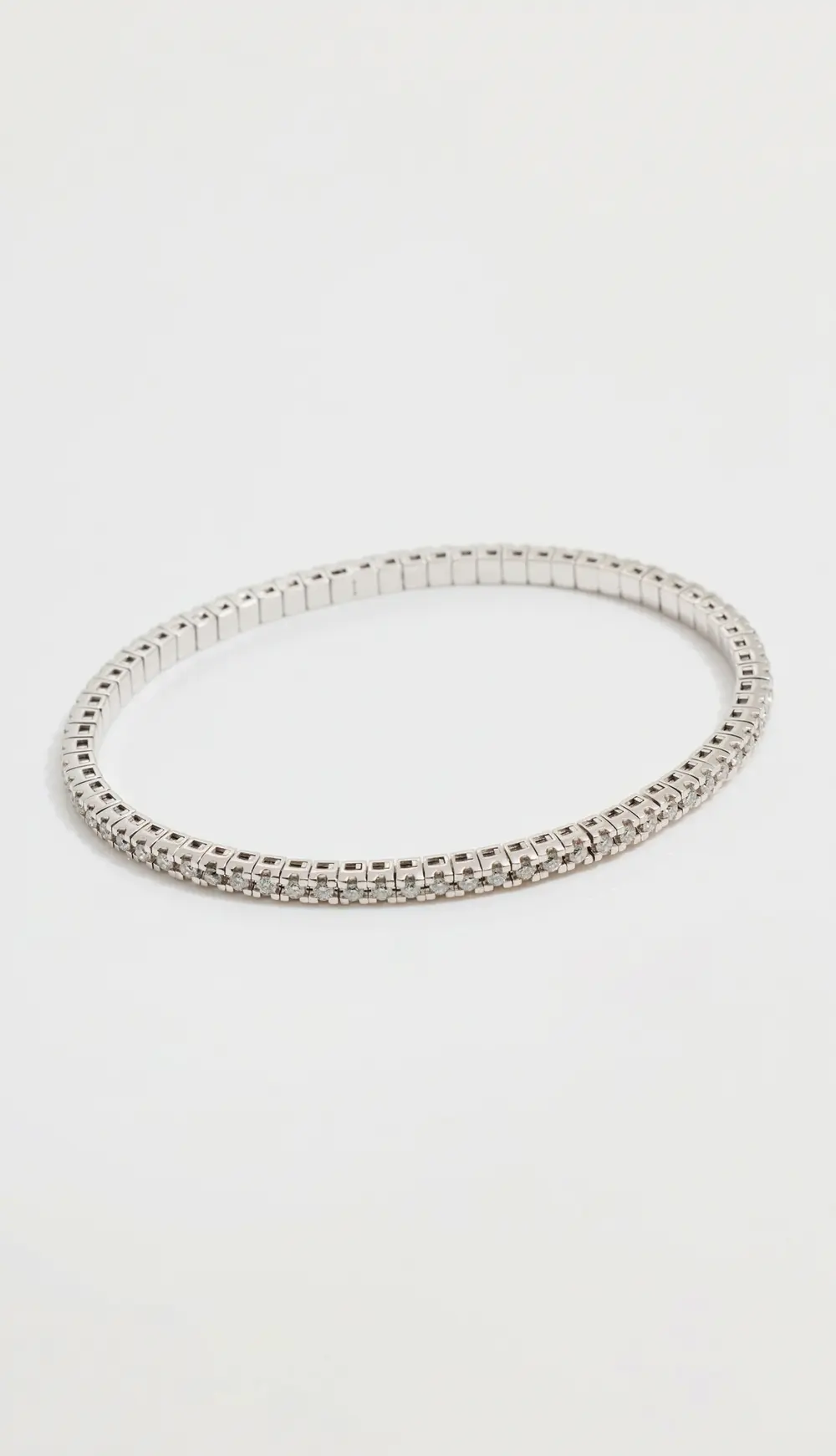 SHAY 18k Round Diamond Tennis Stretch Bracelet