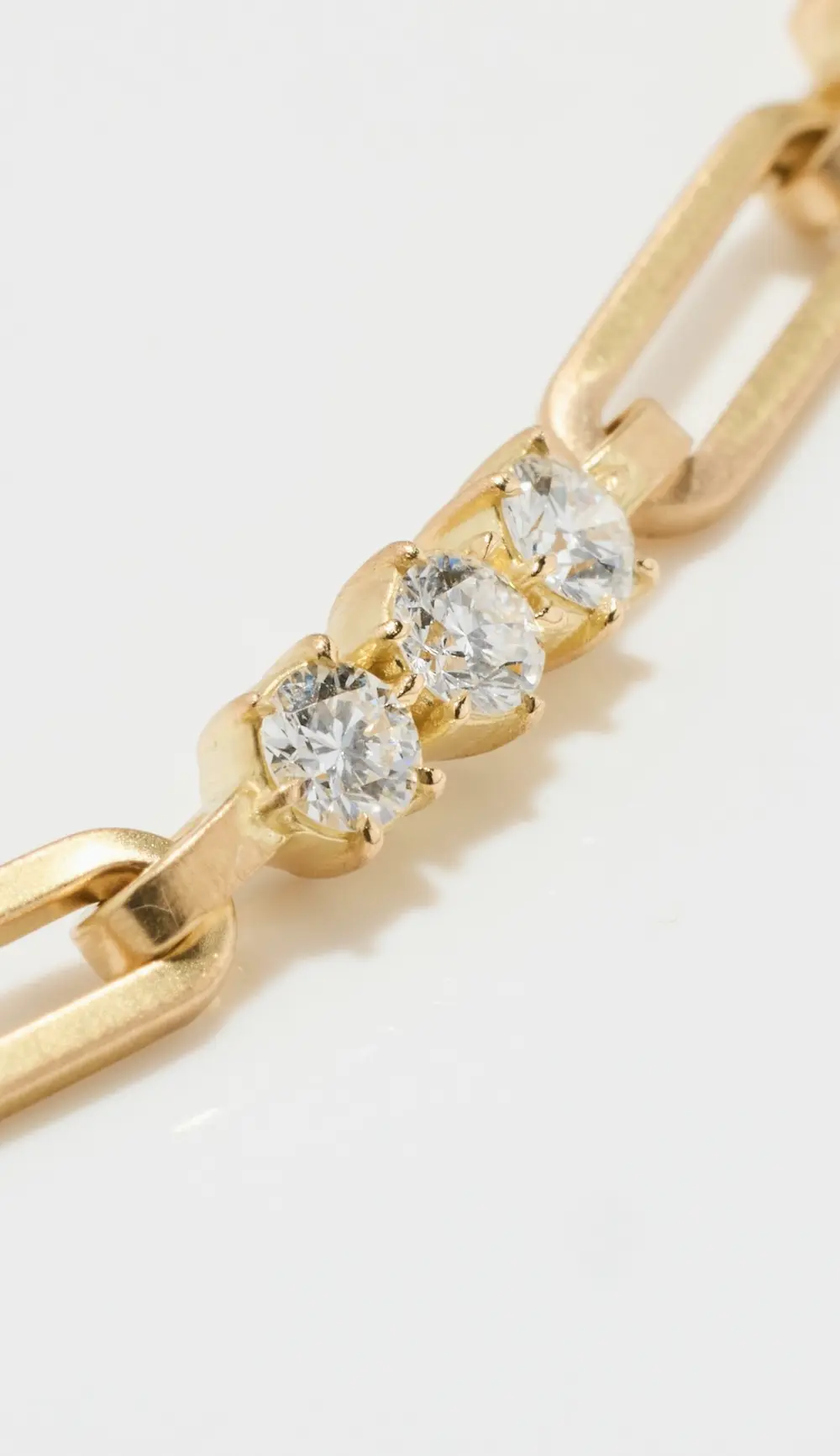 Jade Trau 18k Pia Diamond Chain Bracelet