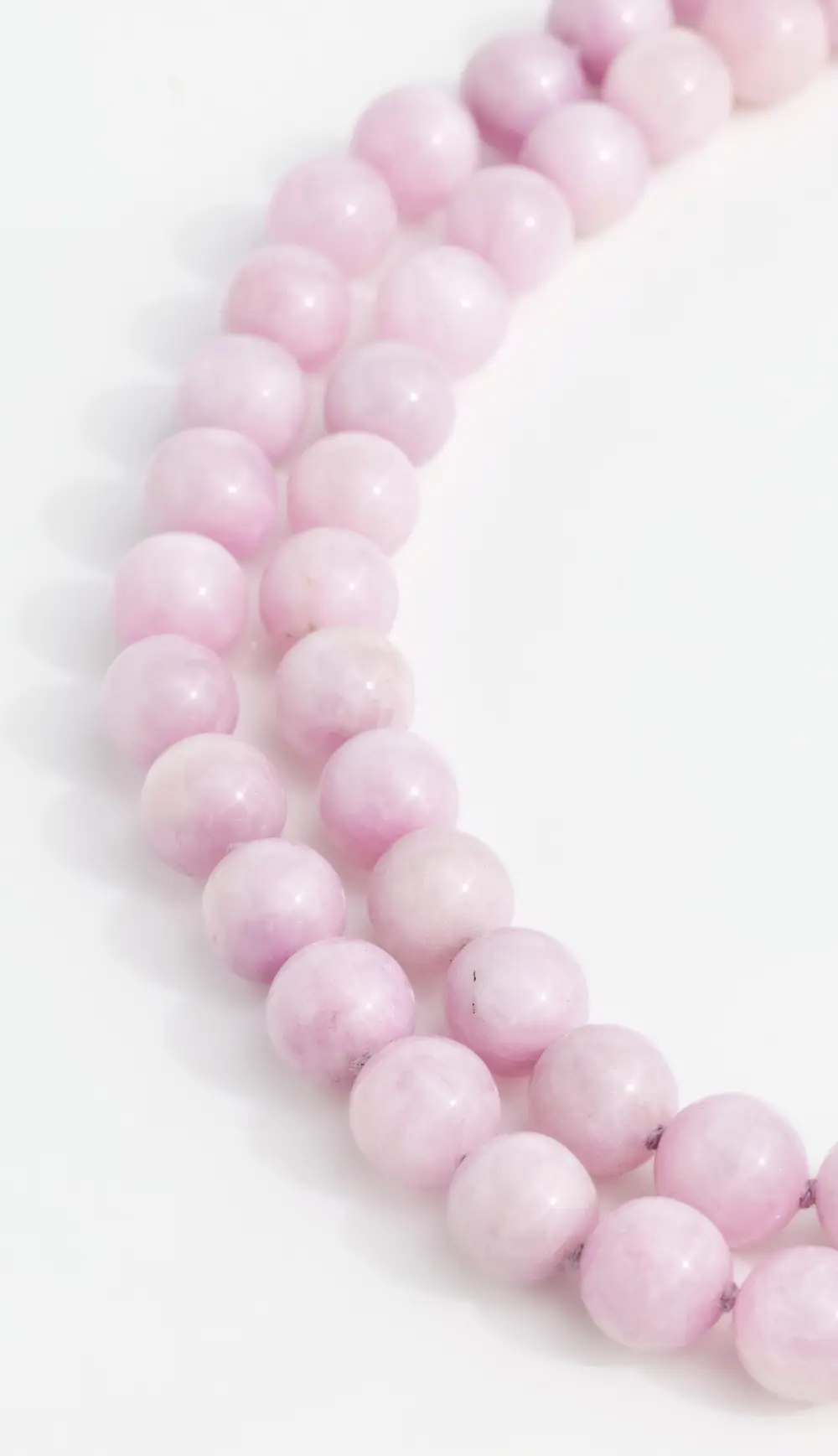 JIA JIA 14k Kunzite Double Long Sphere Necklace