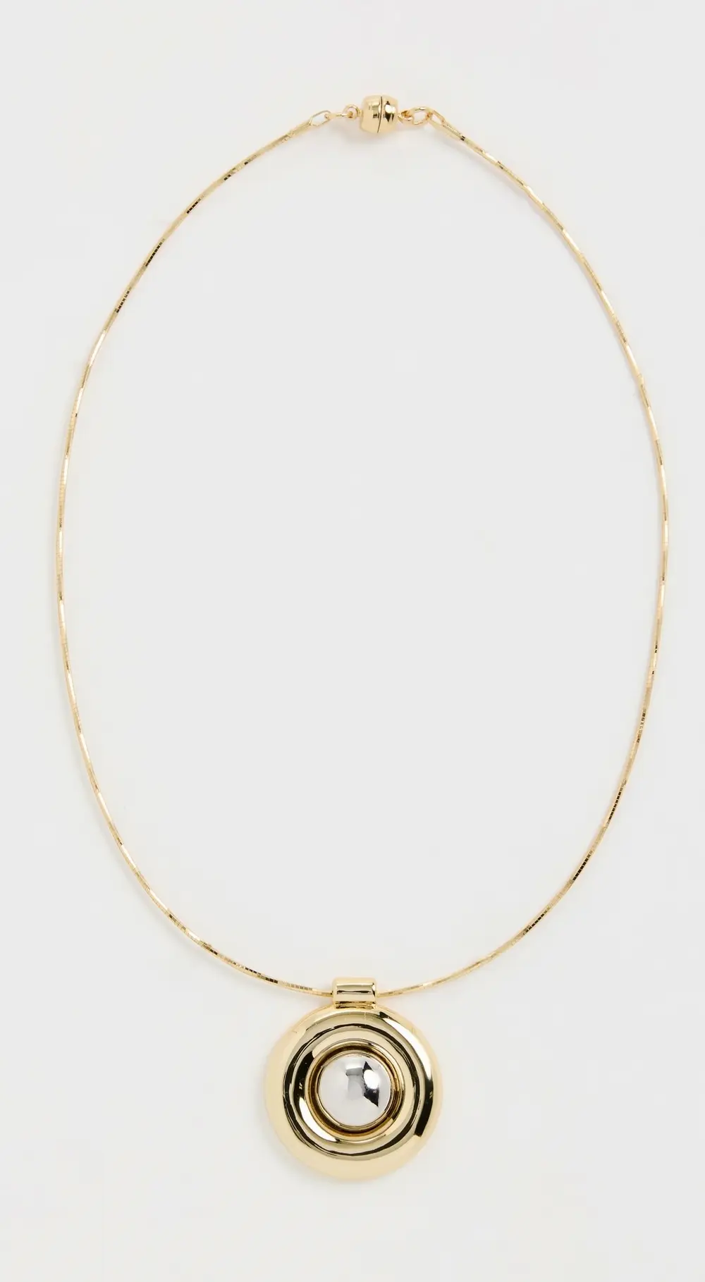 Luv Aj The Chrome Orb Pendant Necklace