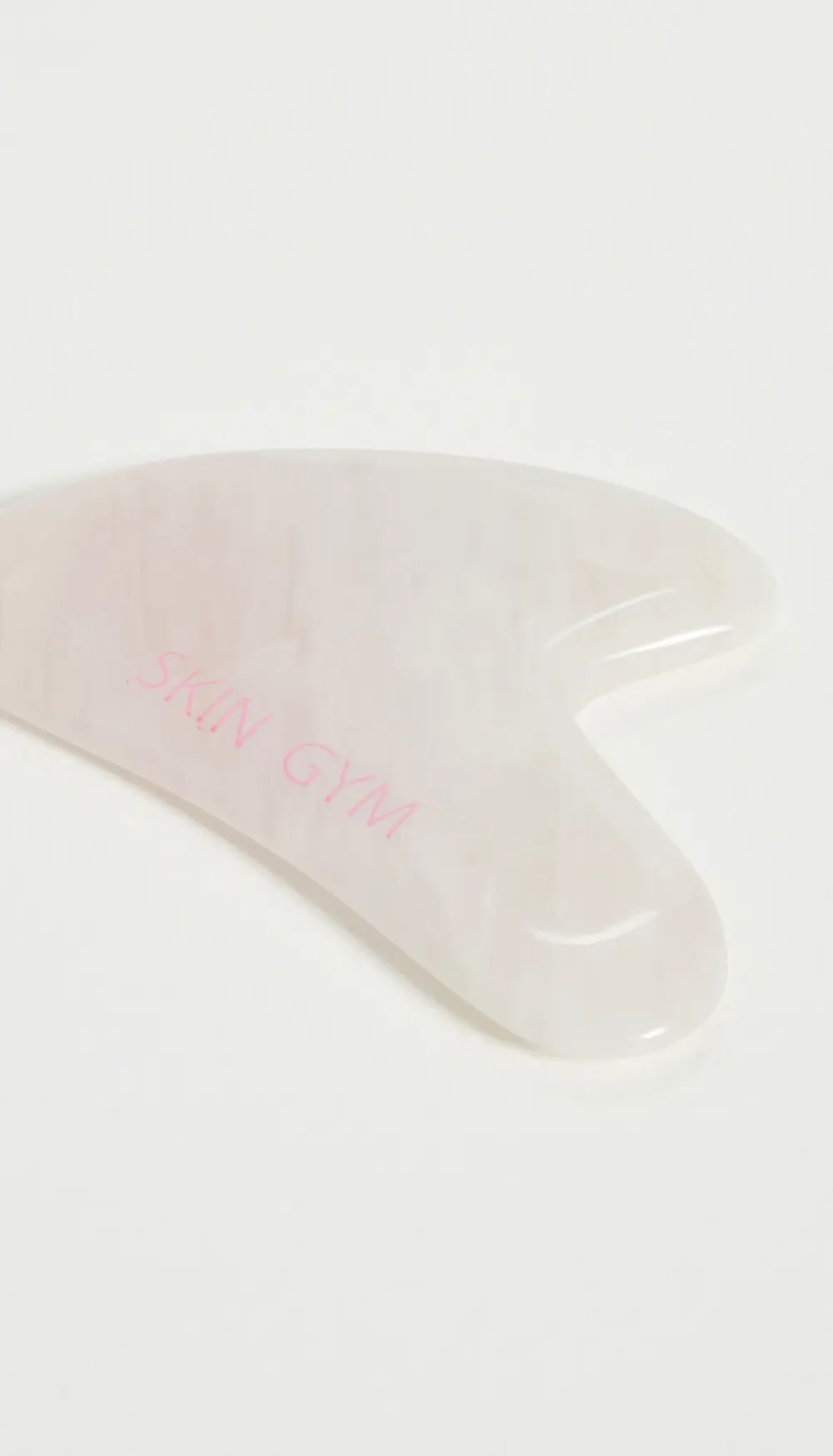 Skin Gym Rose Quartz Sculpty Heart Gua Sha