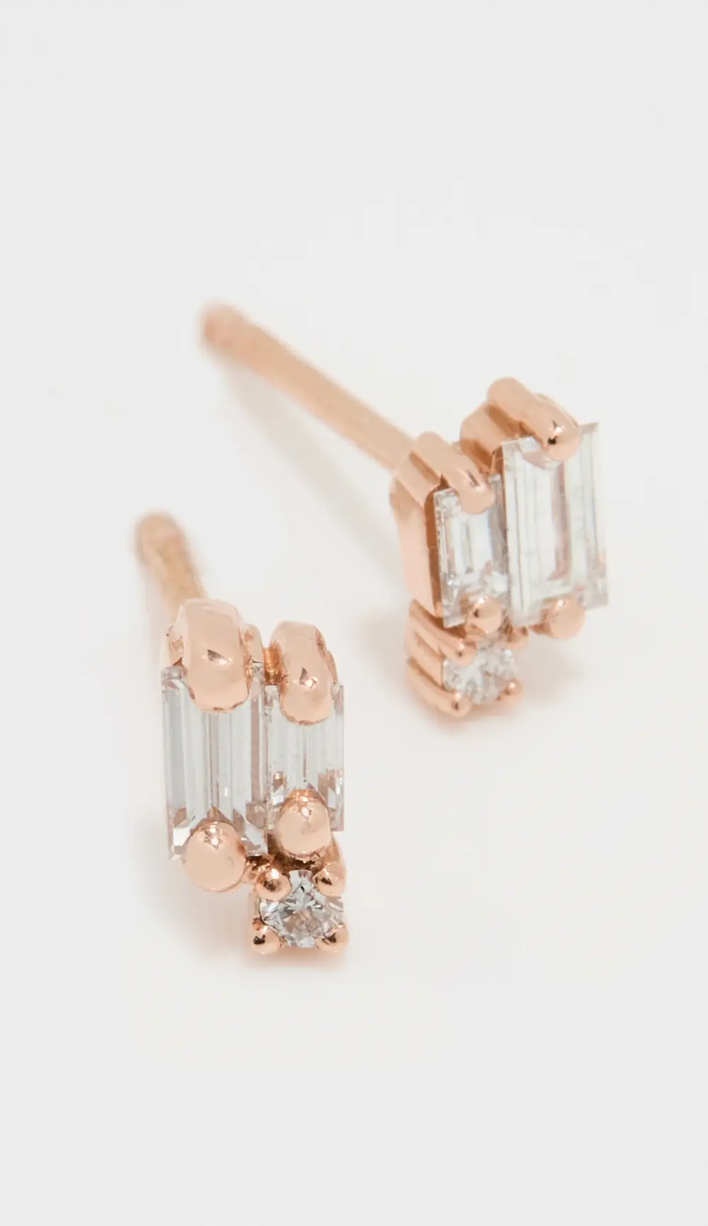 Suzanne Kalan 18k Diamond Cluster Earrings
