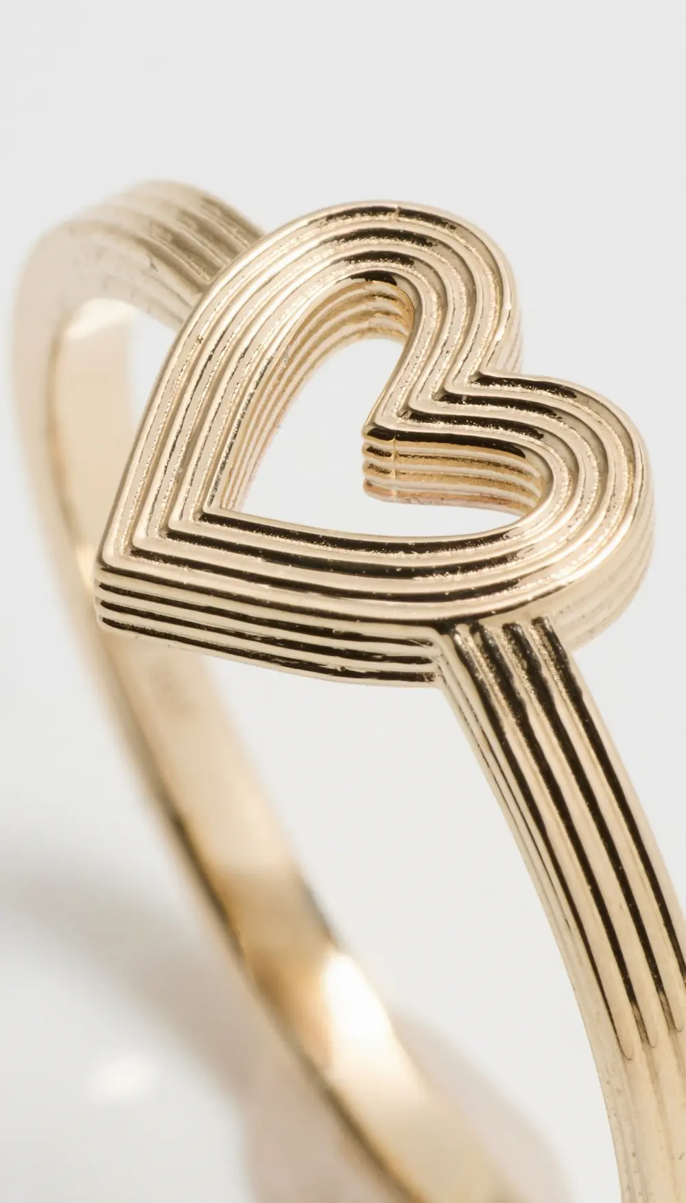 Sydney Evan 14k Open Heart Ring