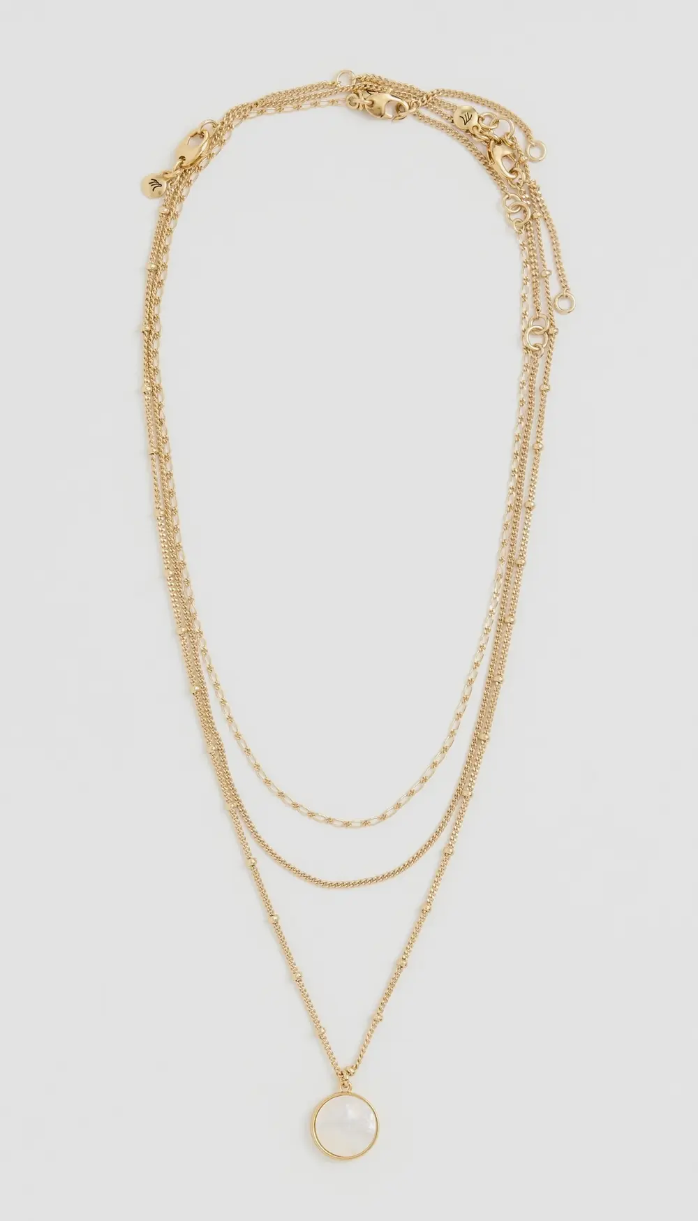 Madewell Three-Pack Mother of Pearl Necklace Set