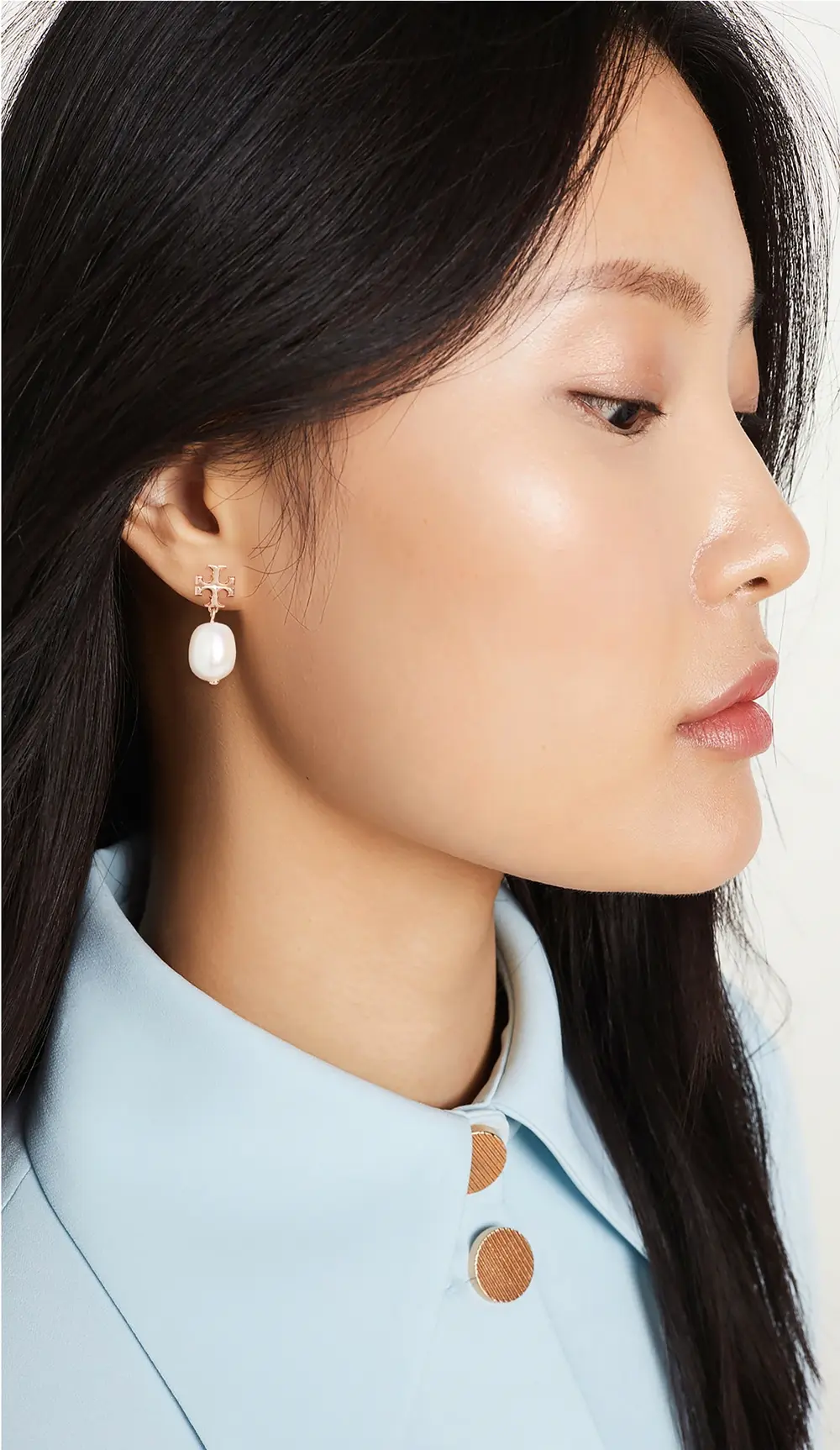 Tory Burch Moondance Pearl Drop Earrings