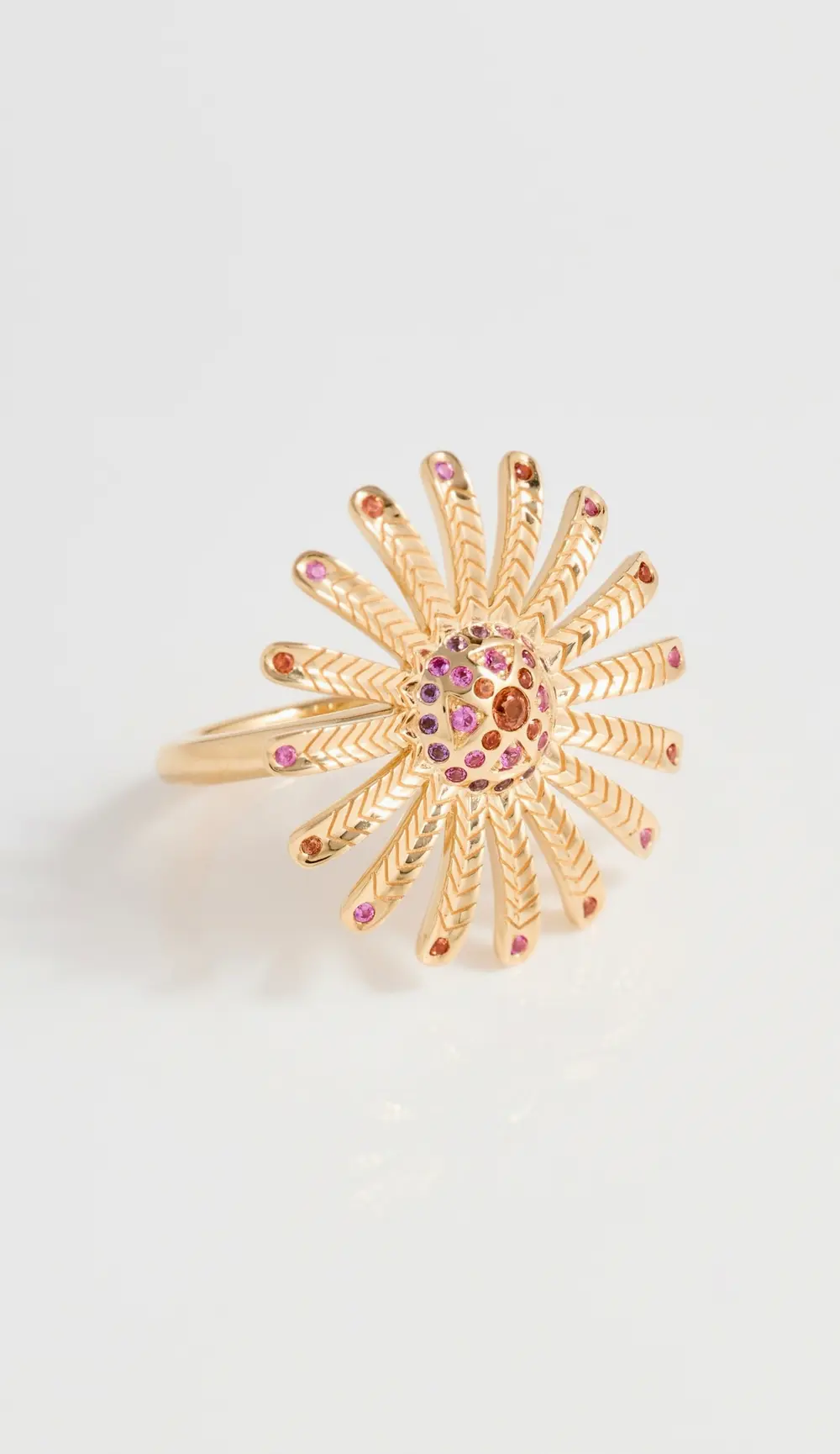 Harwell Godfrey 18k Mini Sunflower Ring Pink
