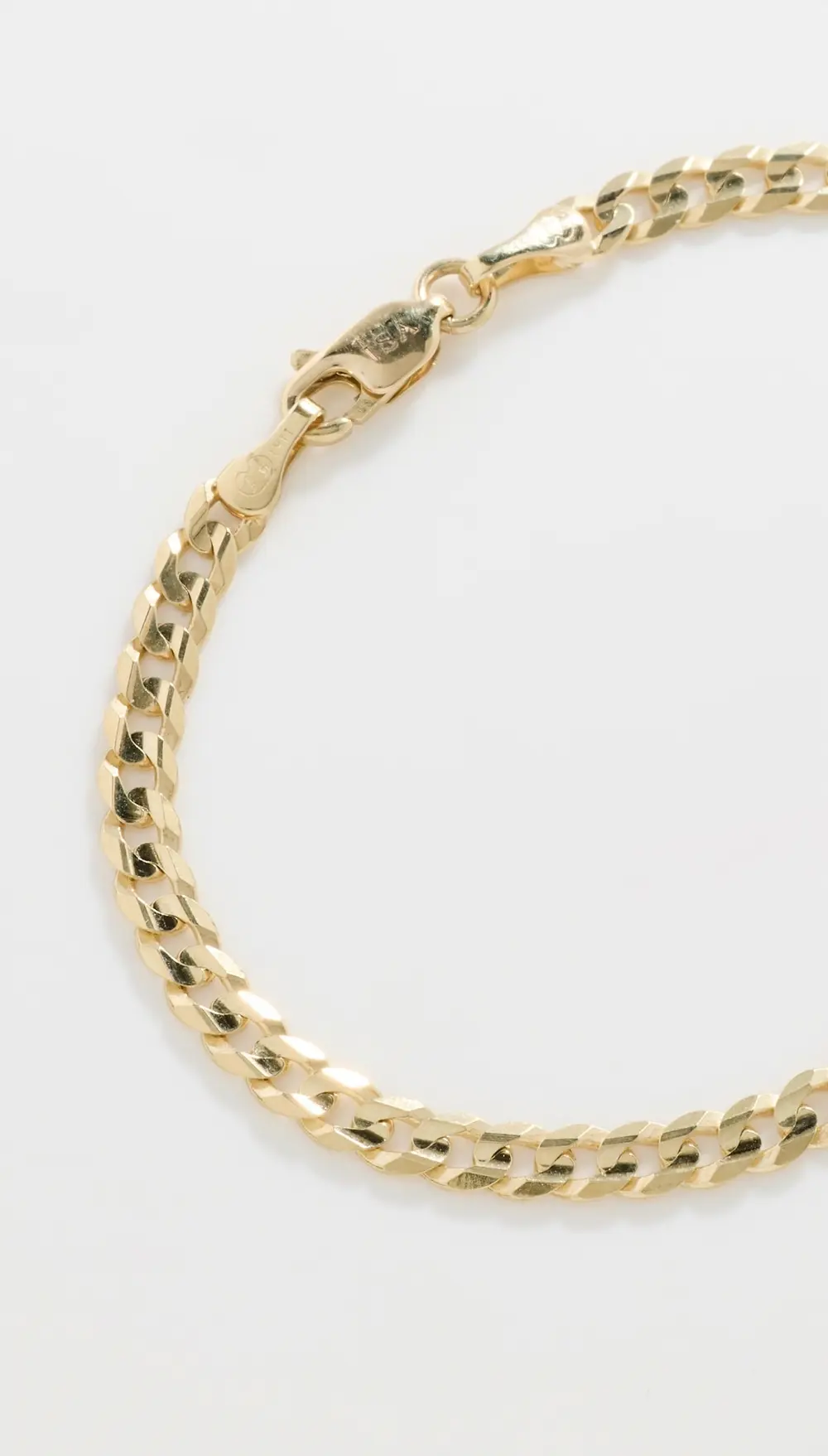 Isa Grutman 14k Cuban Chain Bracelet
