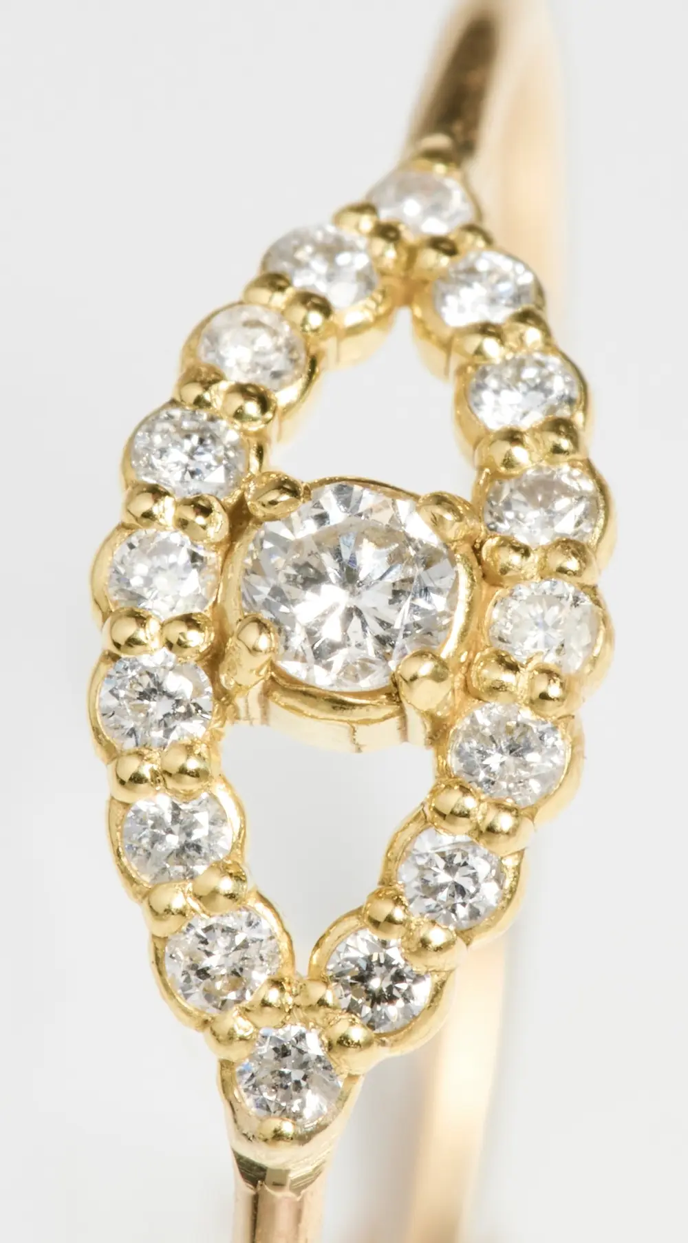 Jennifer Meyer Jewelry Mini Open Evil Eye Ring