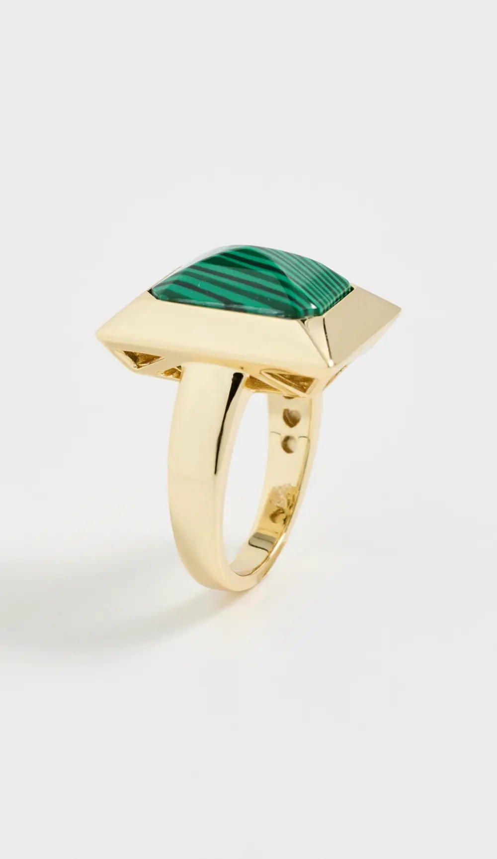 By Adina Eden Colored Baguette Stone Rectangle Ring