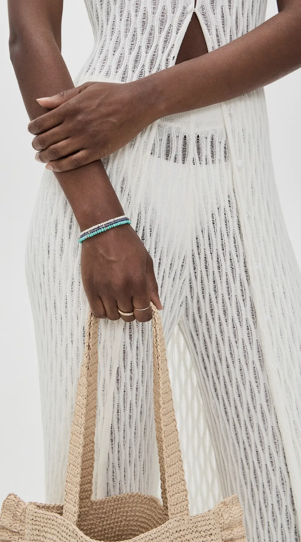 EF Collection 14k Pearl Birthstone Bead Bracelet