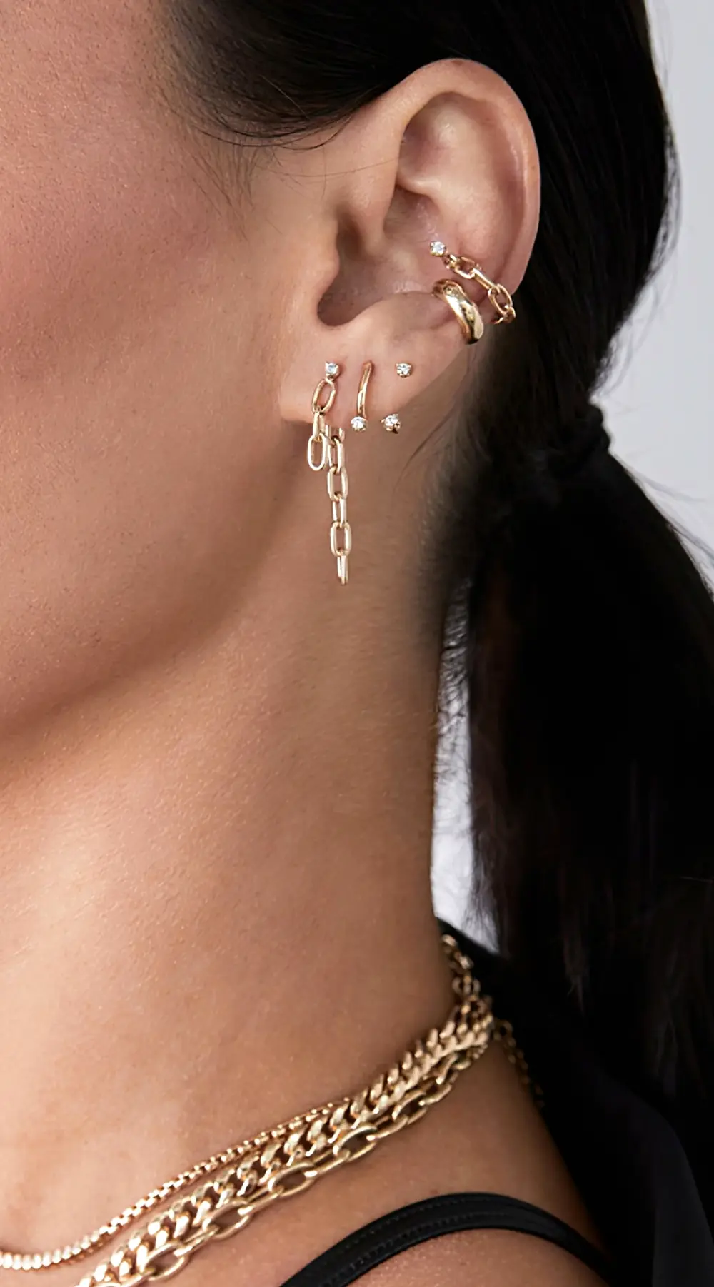 Zoe Chicco 14k Gold Thick Round Ear Cuff