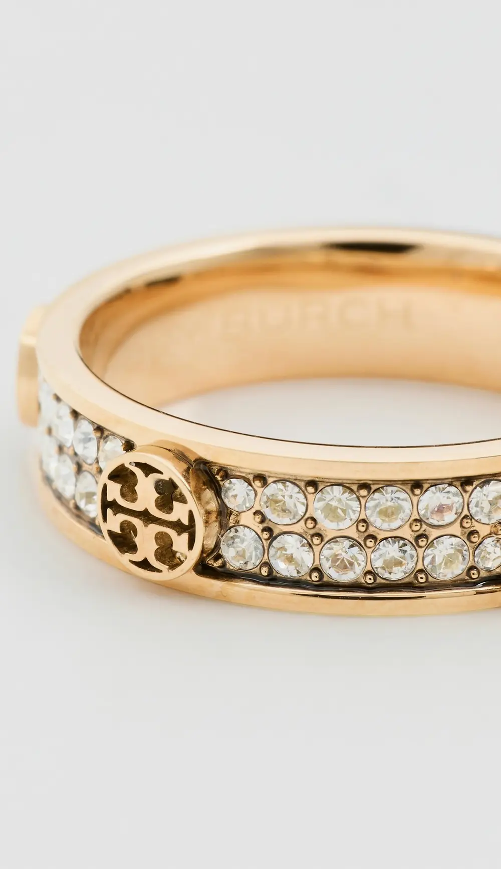 Tory Burch Icon Pave Ring
