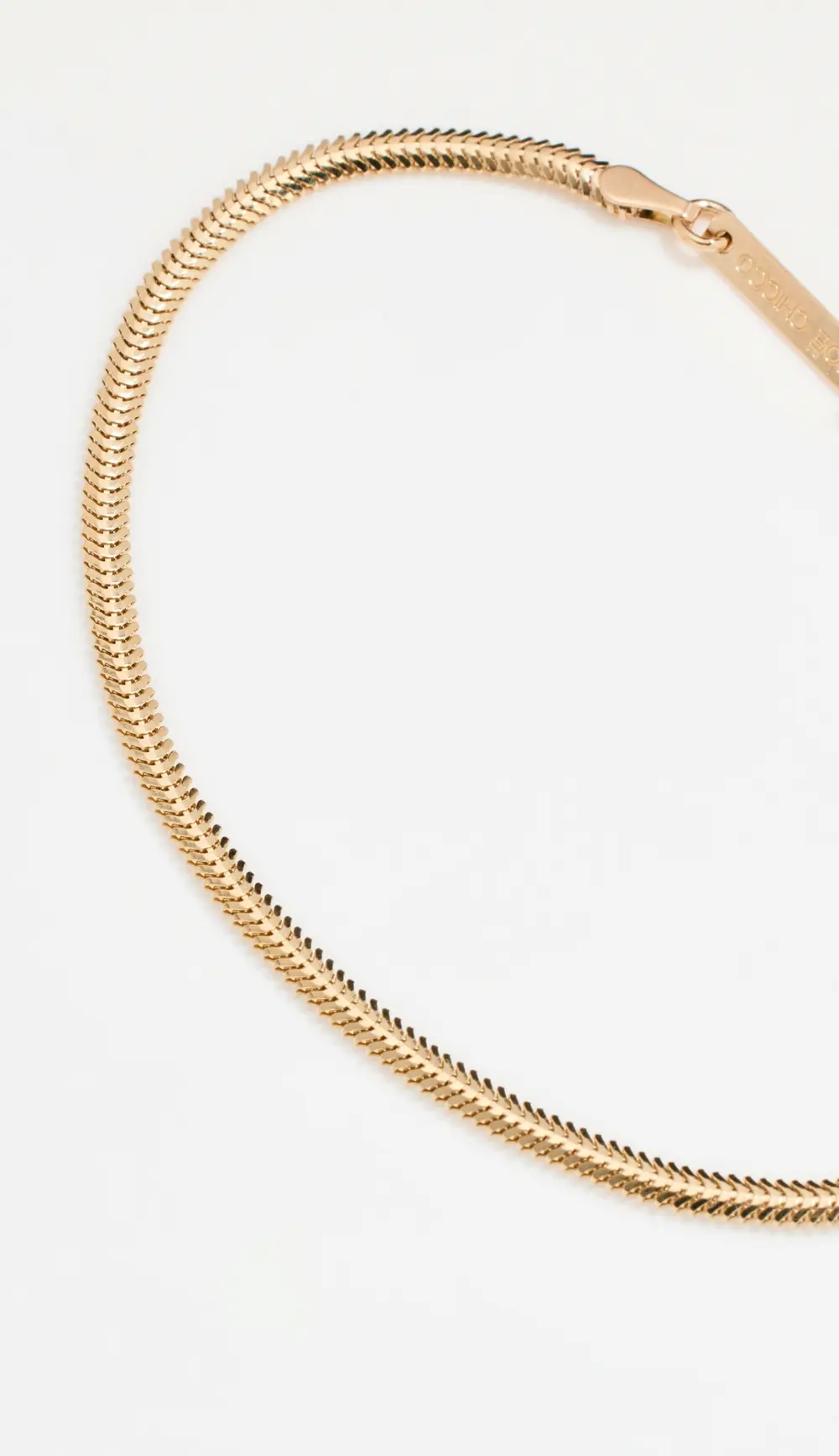 Zoe Chicco 14k Small Oval Snake Bracelet