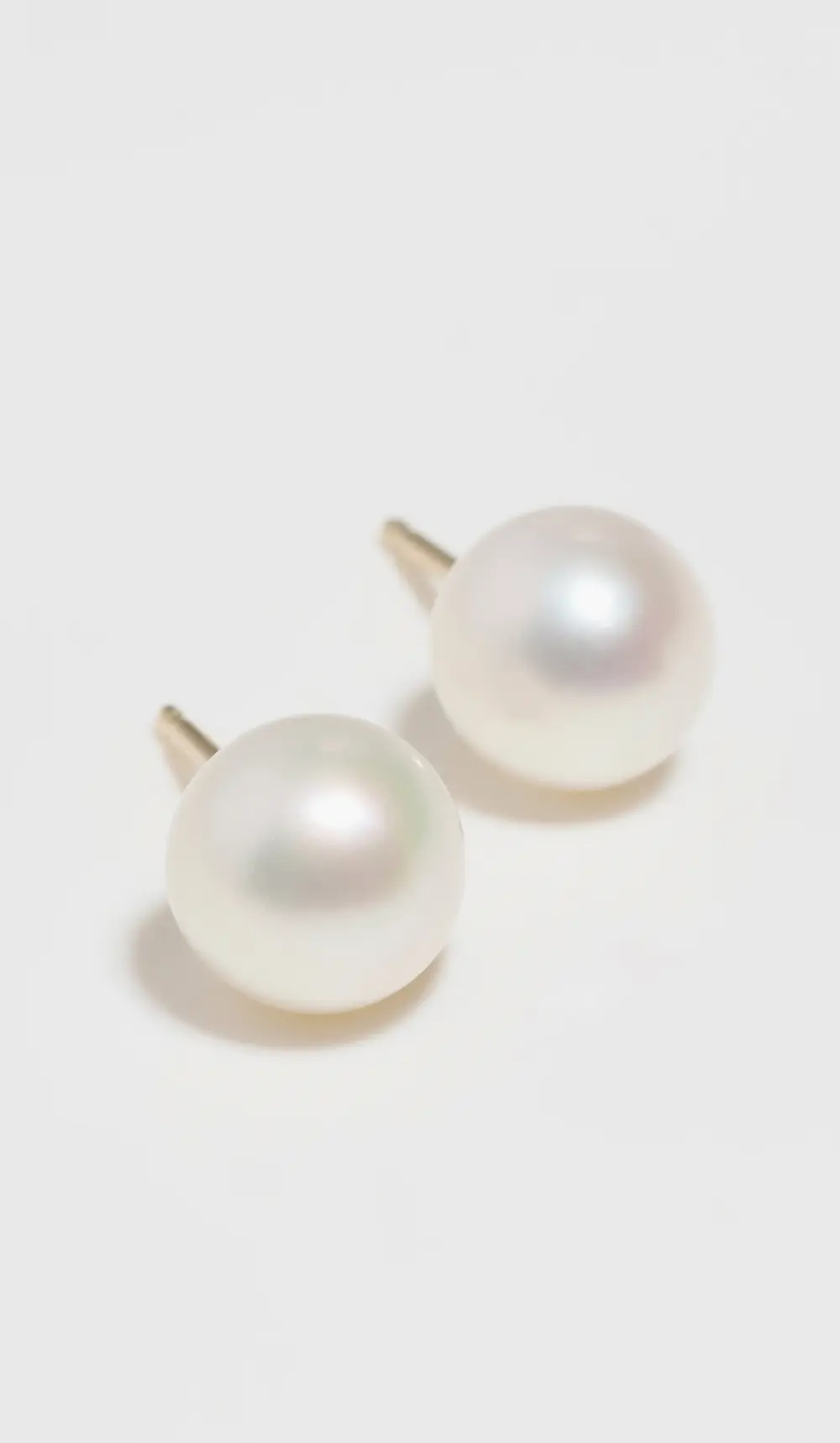 Zoe Chicco 14k Gold 6mm White Freshwater Cultured Pearl Studs