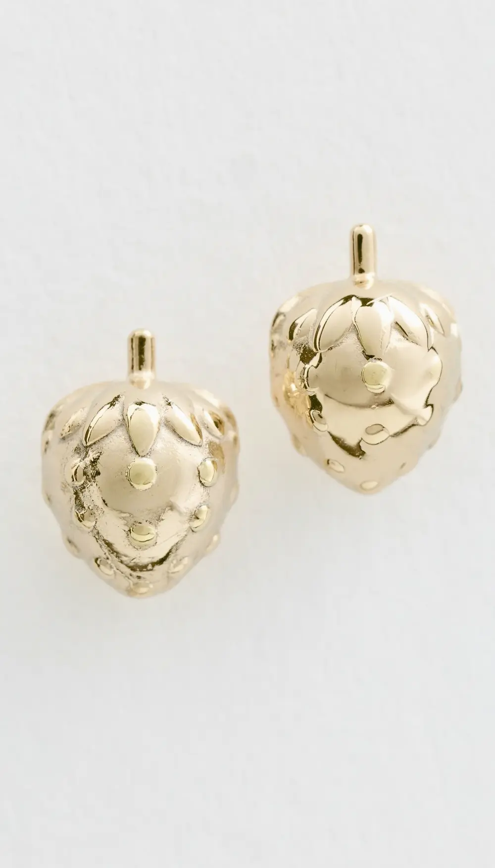 Madewell Demi-Fine Strawberry Stud Earrings