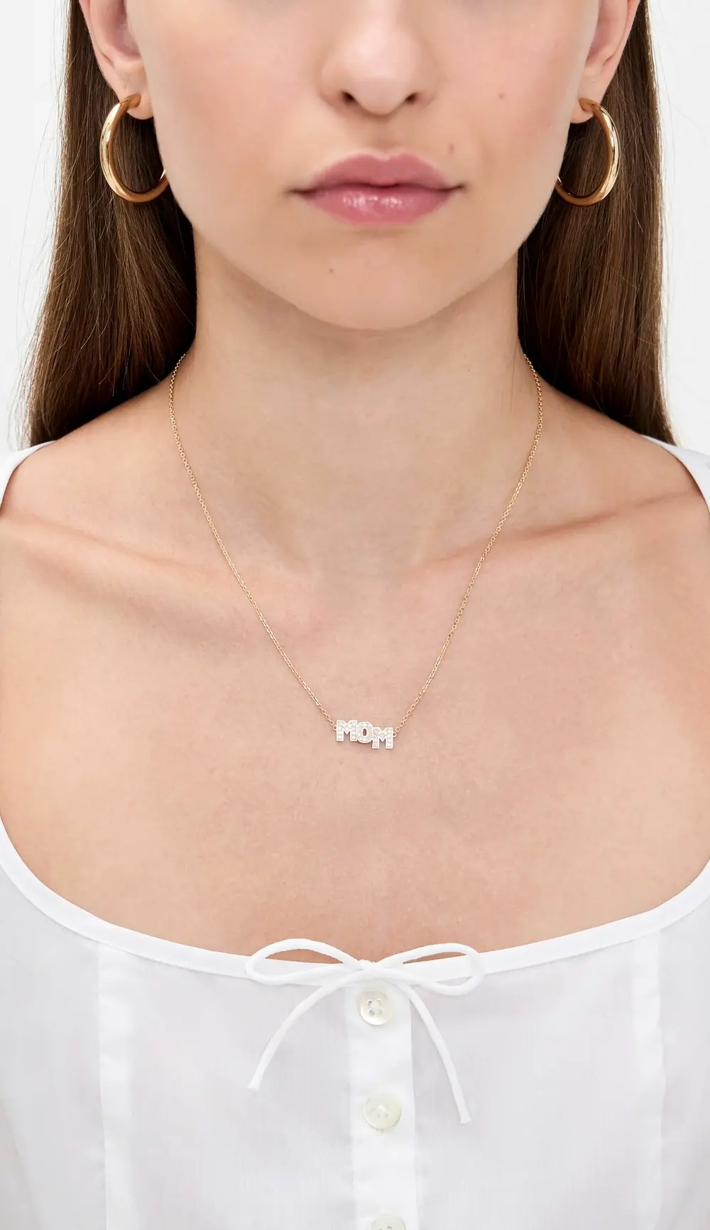 Isa Grutman 14k Mom Necklace