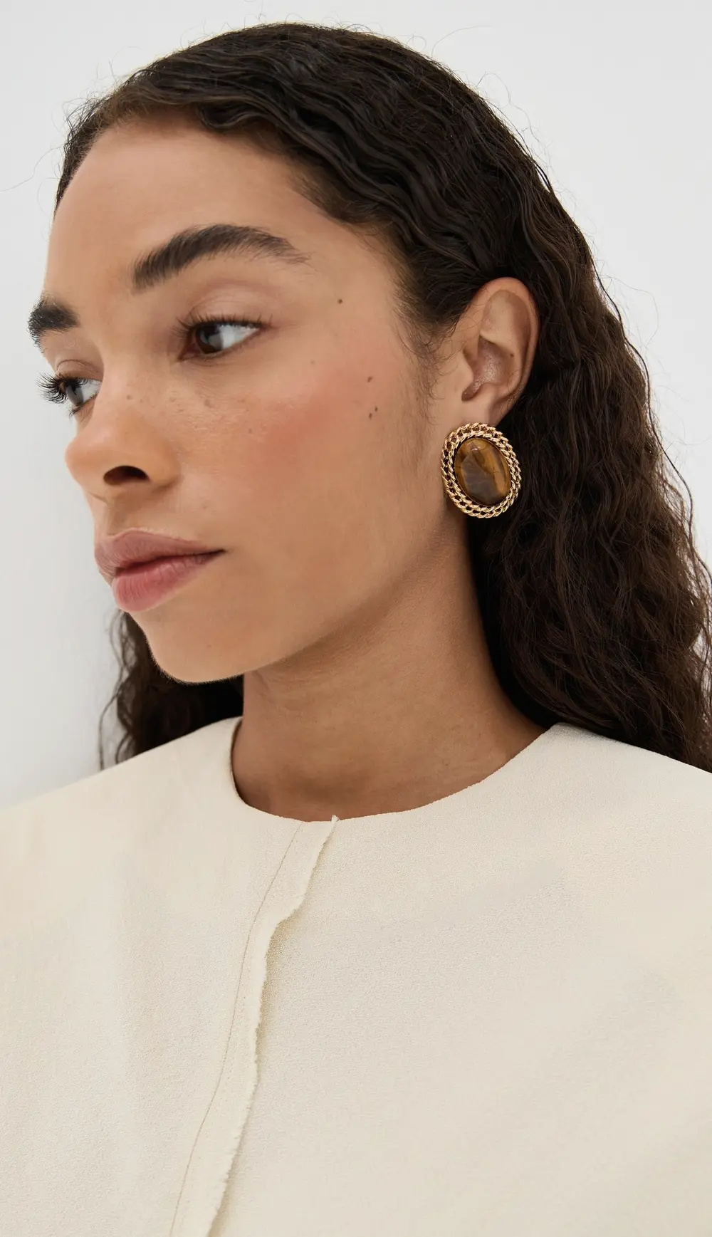 Kenneth Jay Lane Cabochon Earrings