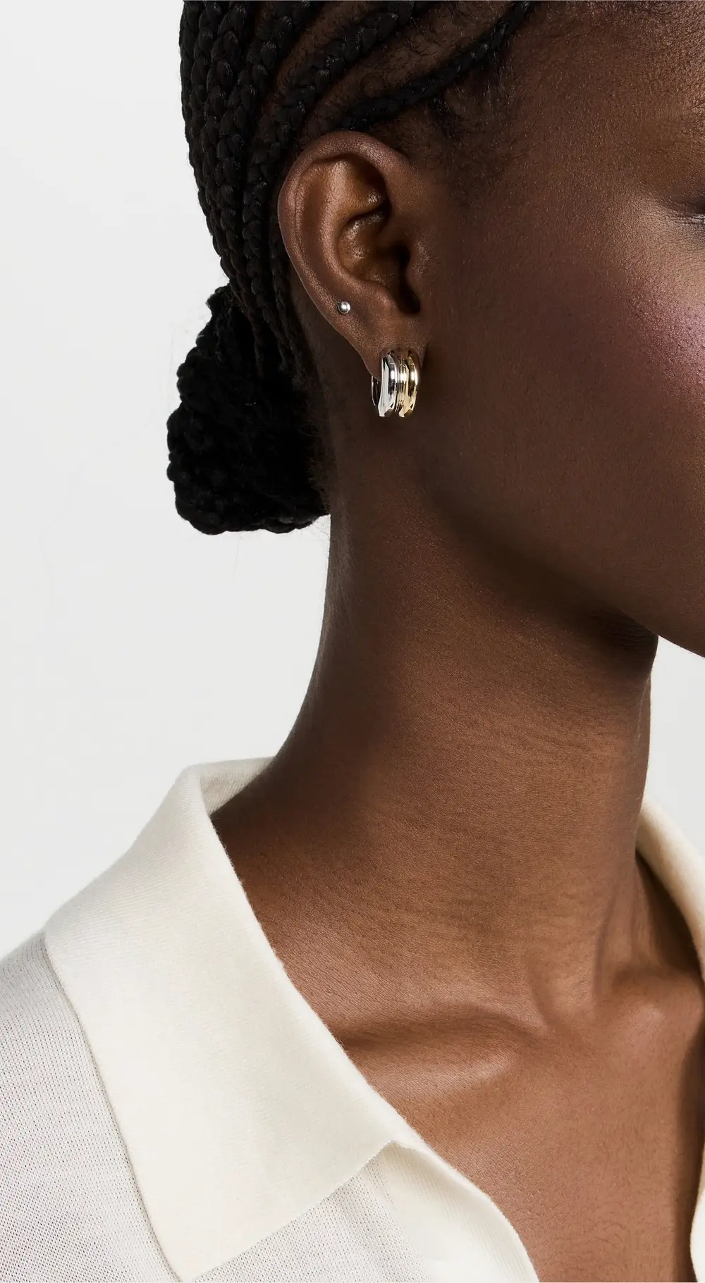 Yvonne Leon Paire De Creoles Bouee Bico Oj Earrings