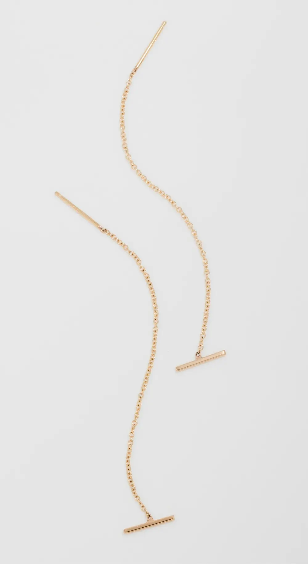 Zoe Chicco 14k Gold Bars Threader Earring