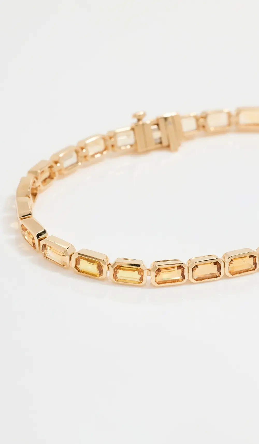 SHAY 18k Citrine and Yellow Sapphire East West Bracelet