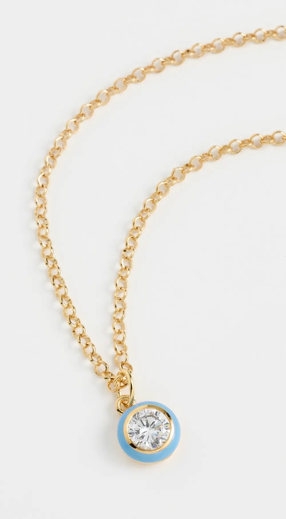 HART Enamel Bezel Necklace