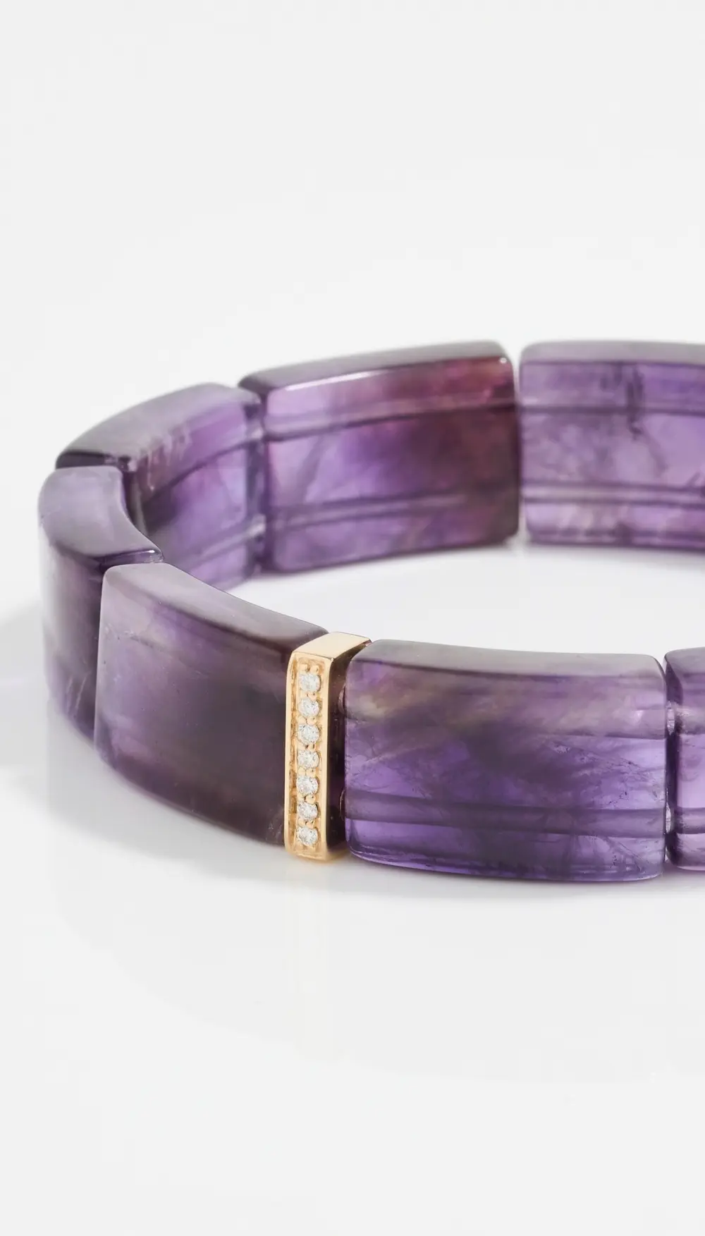 Sydney Evan 14k Rectangle Bead Bracelet