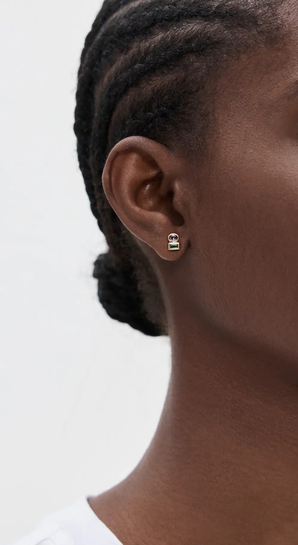 Gwen Beloti Toi Et Moi Stud Earrings