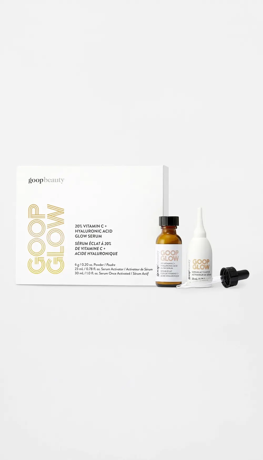 goop beauty 20% Vitamin C + Hyaluronic Acid Glow Serum