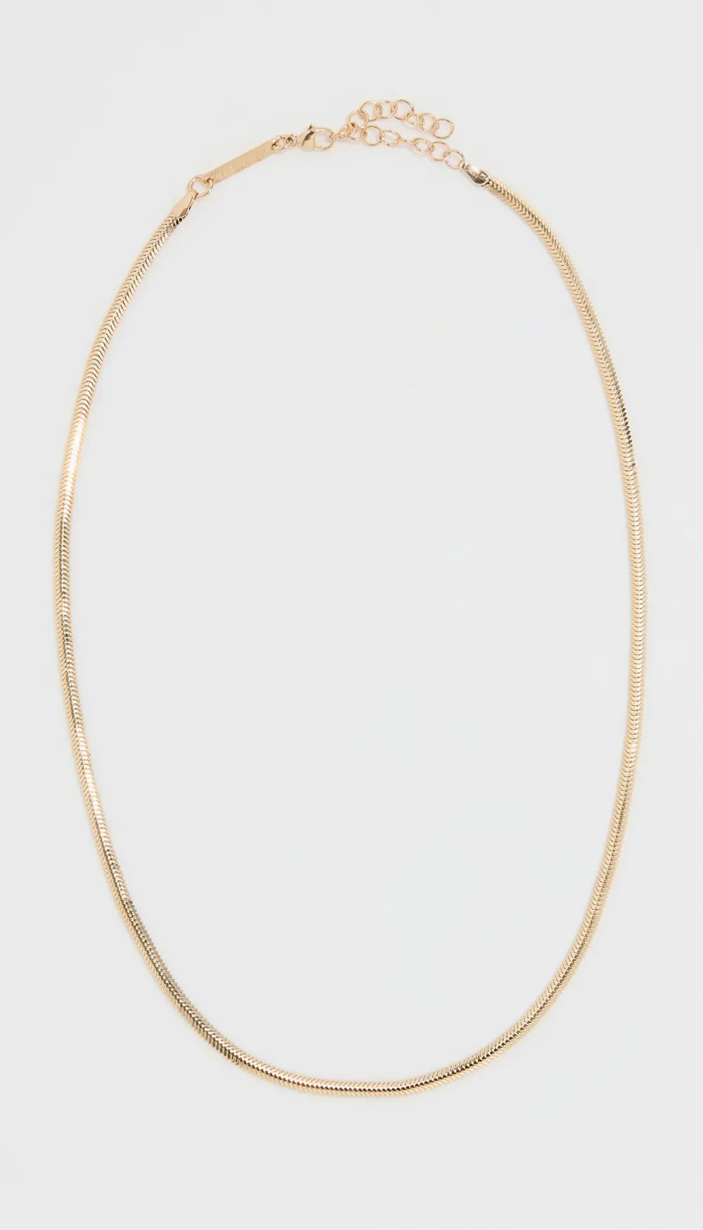Zoe Chicco 14k Small Oval Snake Necklace