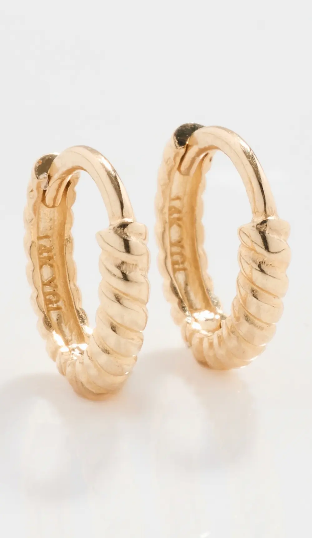 Ariel Gordon Jewelry 14k Twisted Petite Hoops