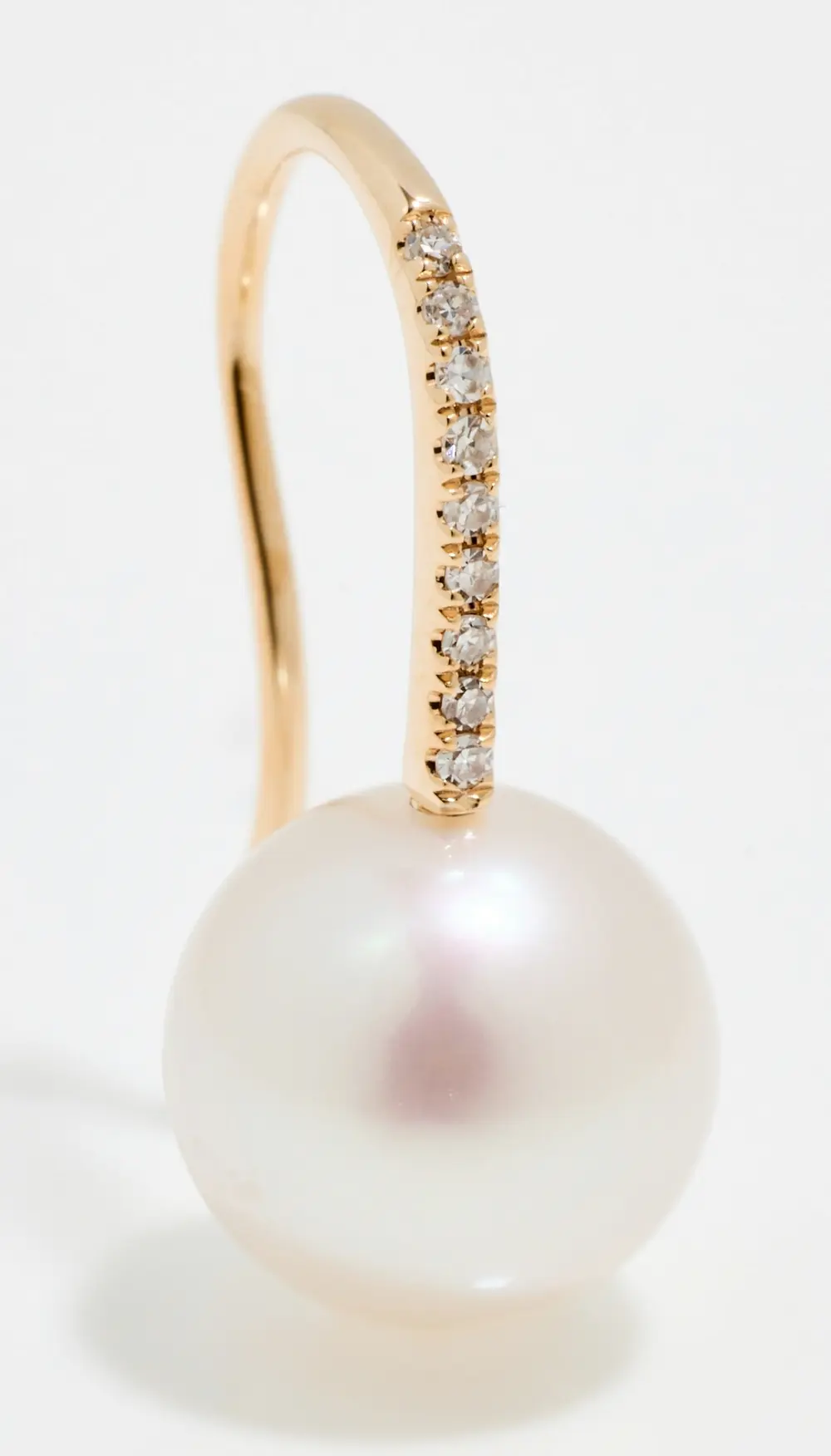EF Collection Pearl Ball Drop Earrings