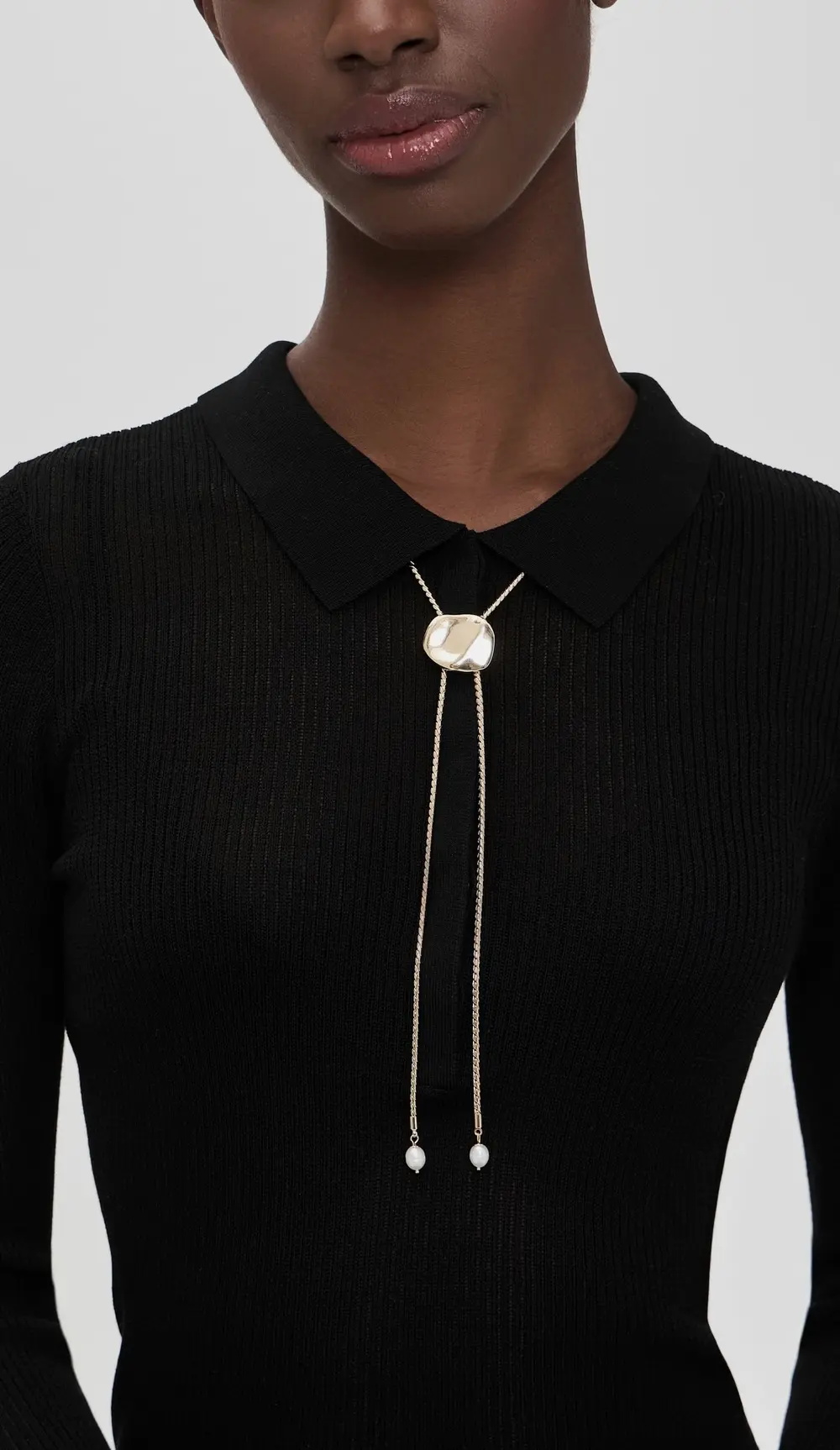 Ettika Liquid Luxe Bolo Necklace