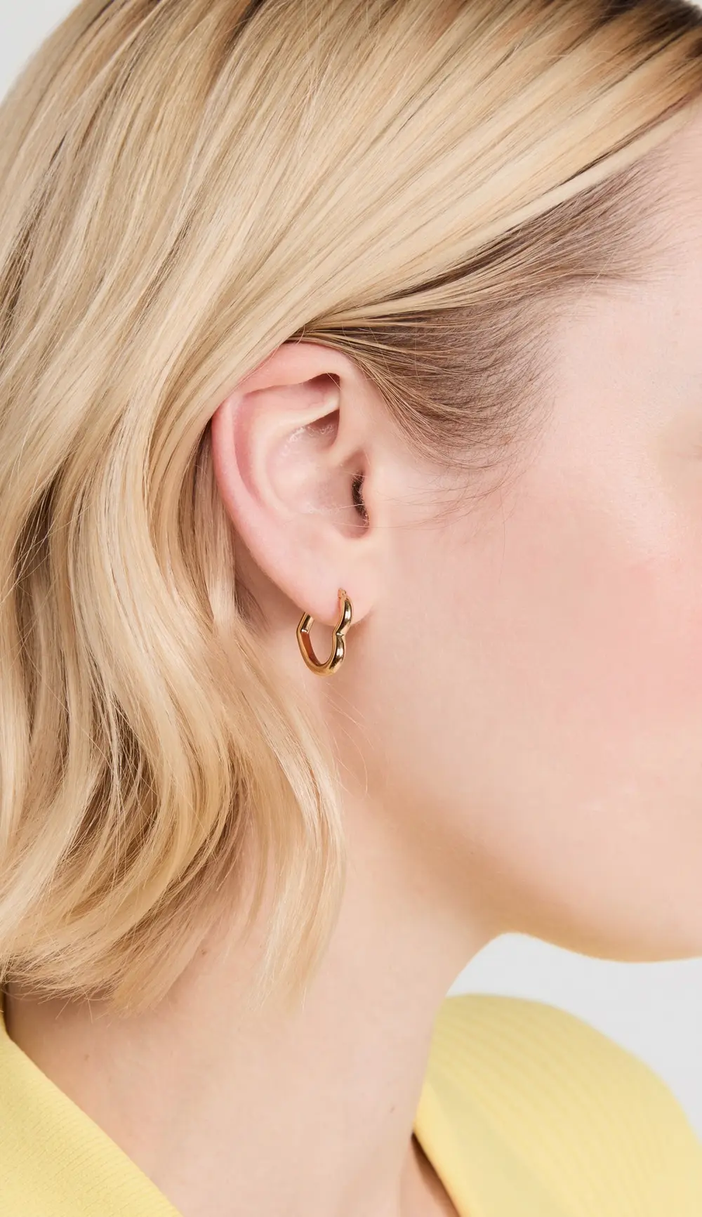 Ariel Gordon Jewelry 14k Junior Heart Helium Hoops