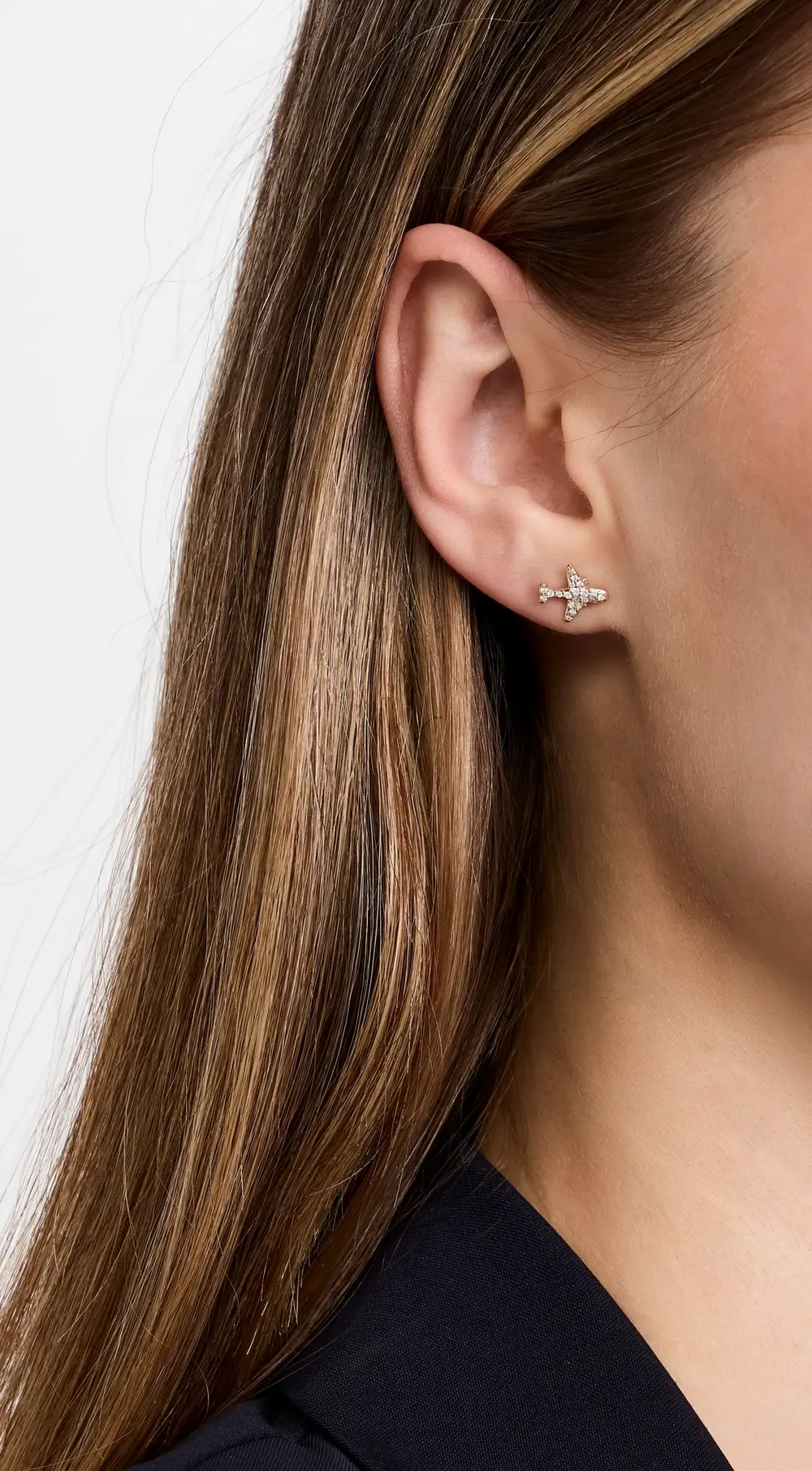 Sydney Evan 14k Airplane Studs