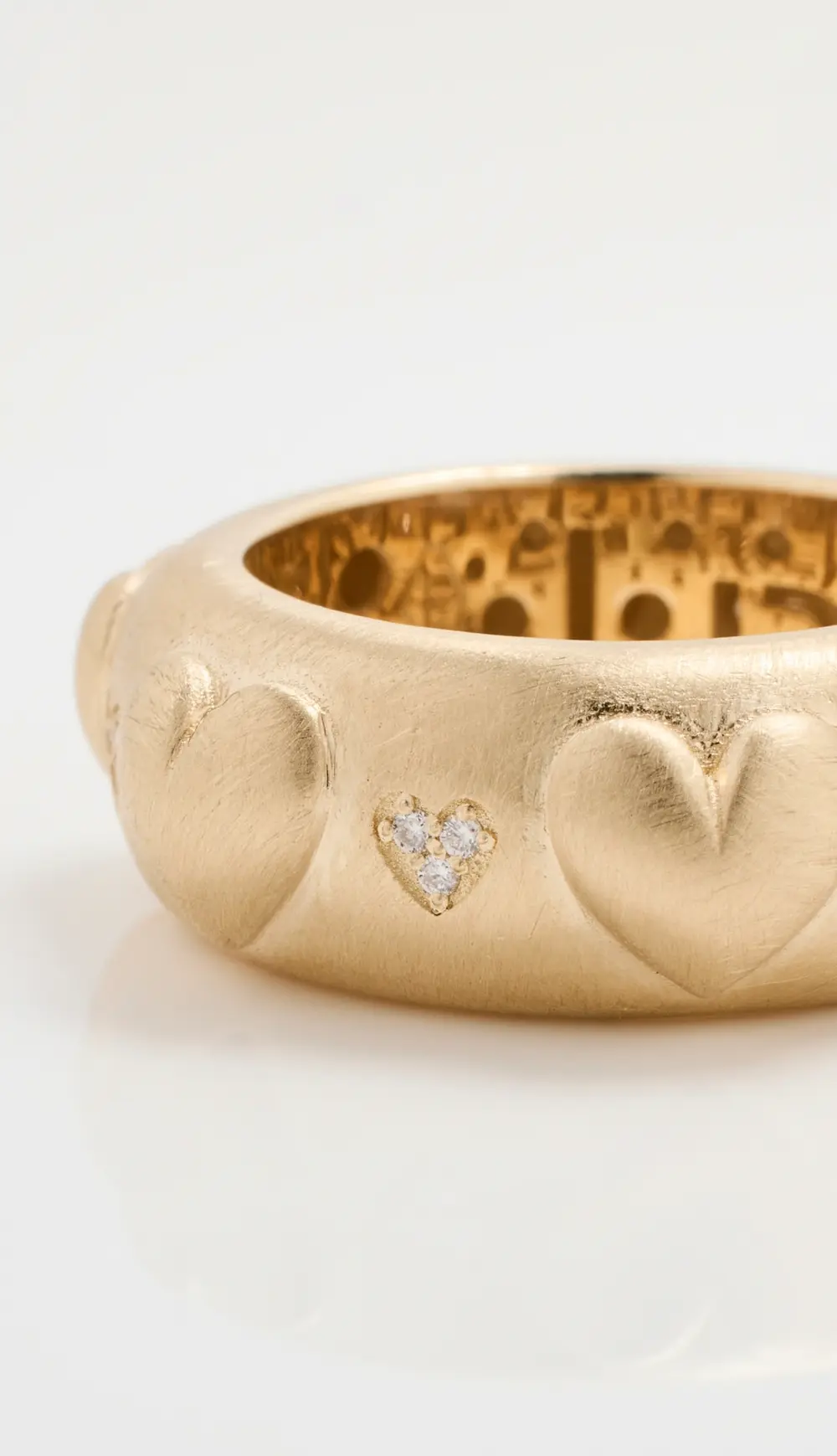 Lauren Rubinski 14k Yellow Gold & White Diamond Ring