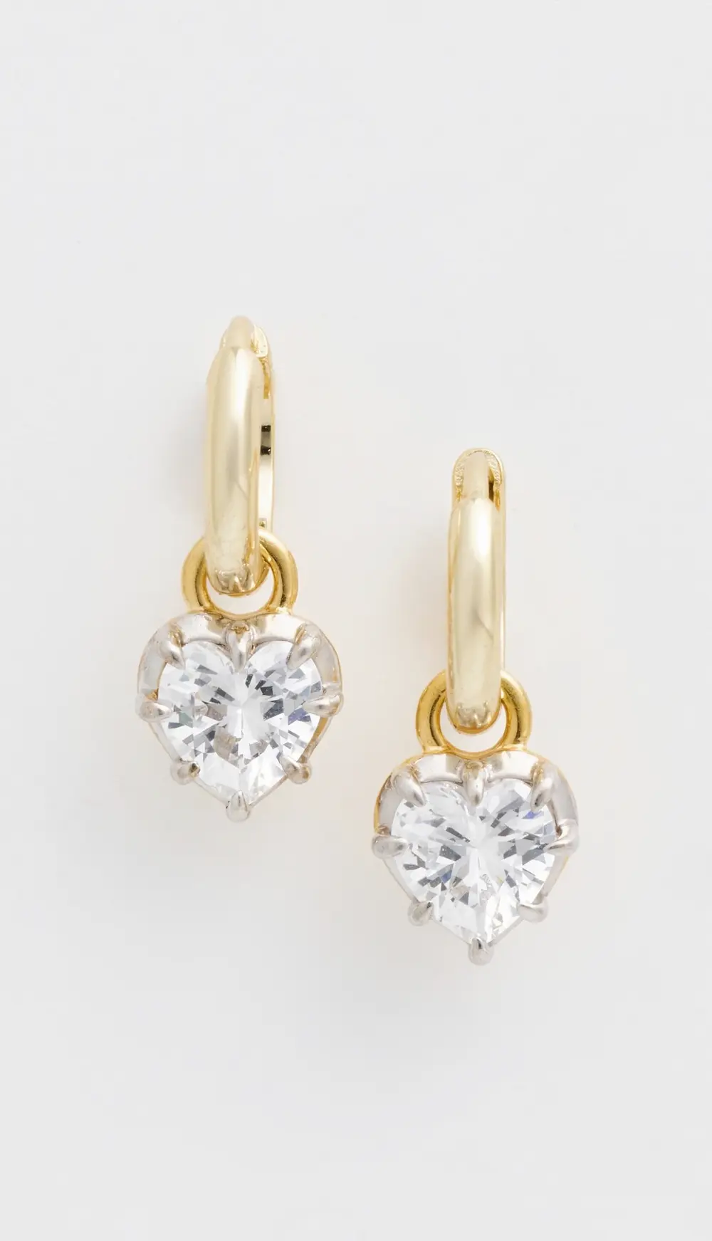 SHASHI Heart Georgian Cut Earrings