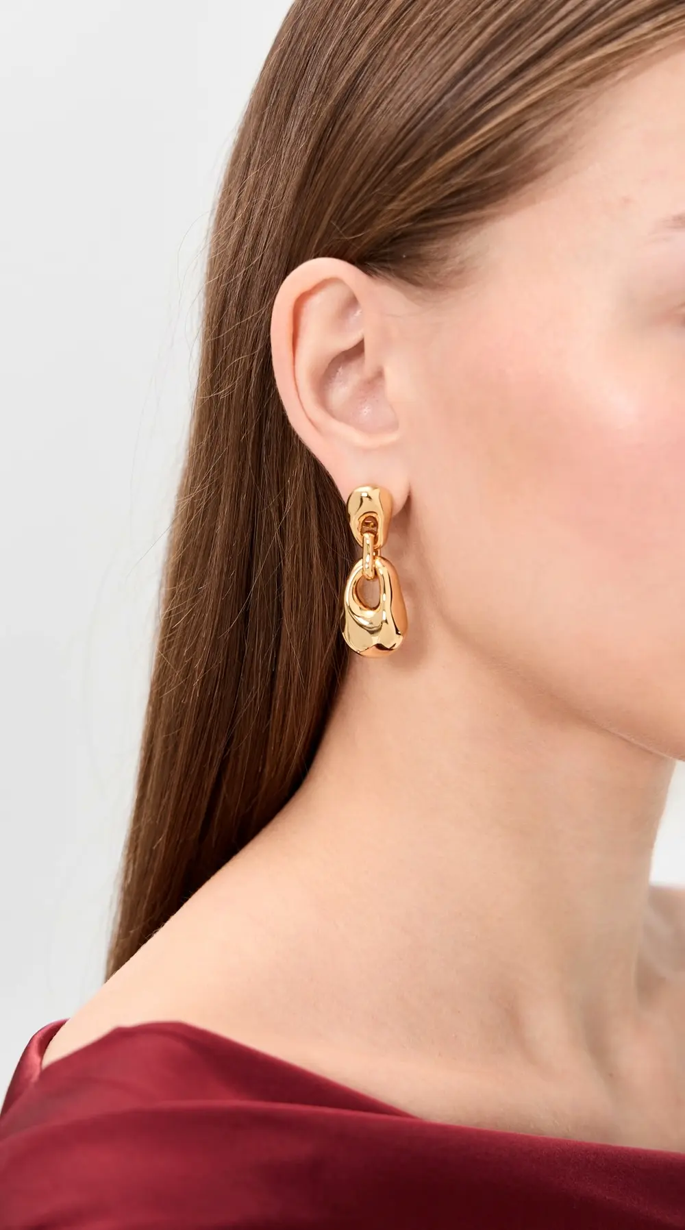 Madewell Double Sculpted Drop Earrings
