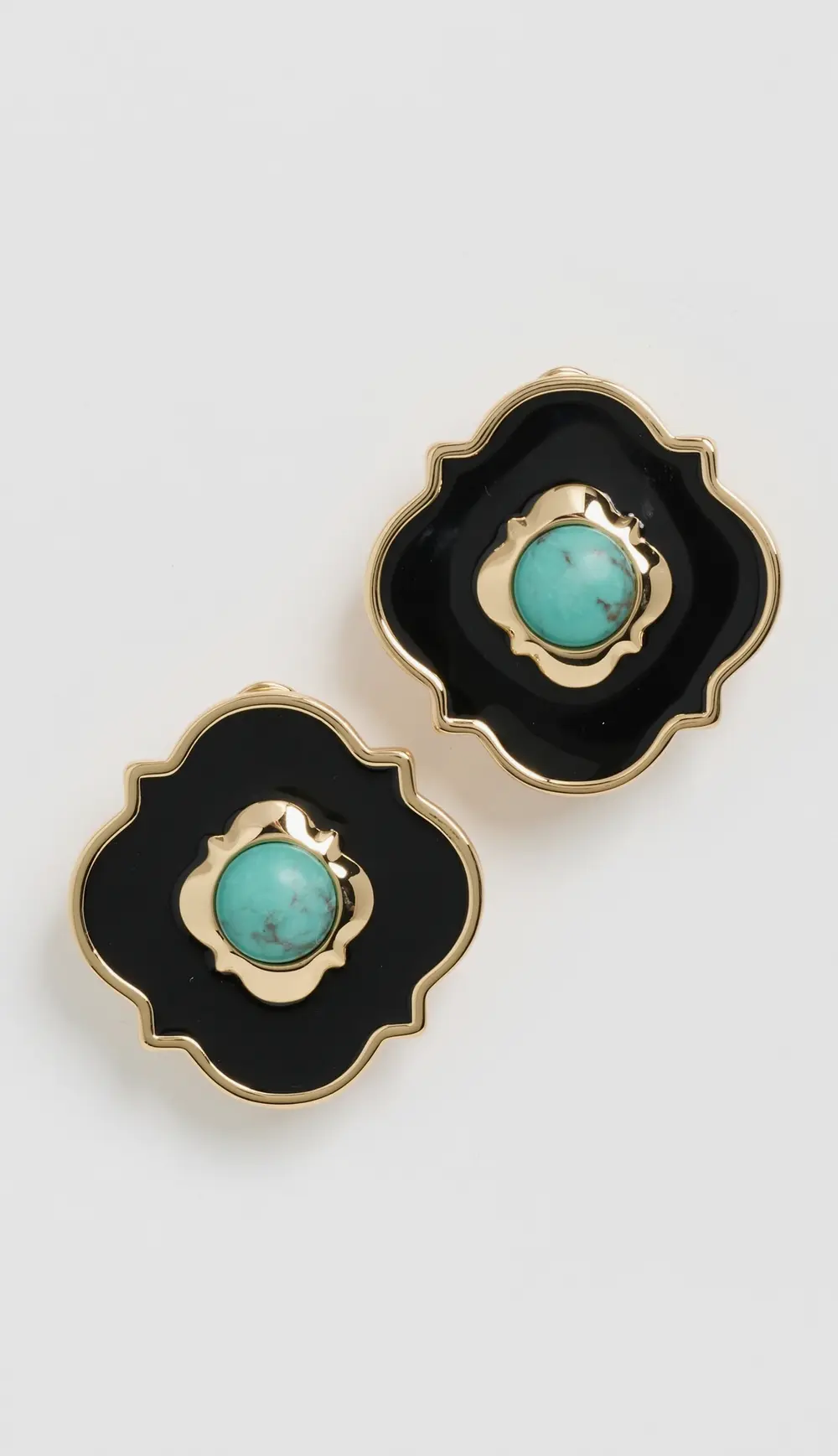 Lele Sadoughi Biltmore Button Earrings