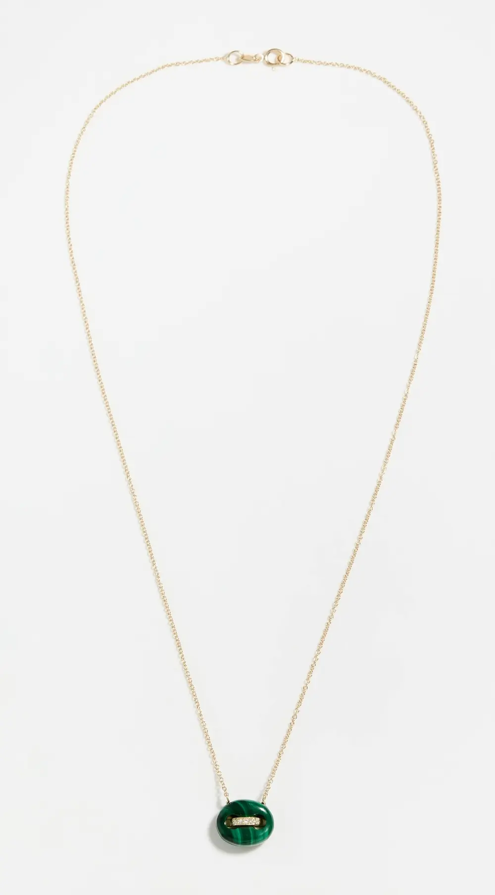 Jenna Blake 18k Mini Stone Mariner Link on Chain Necklace