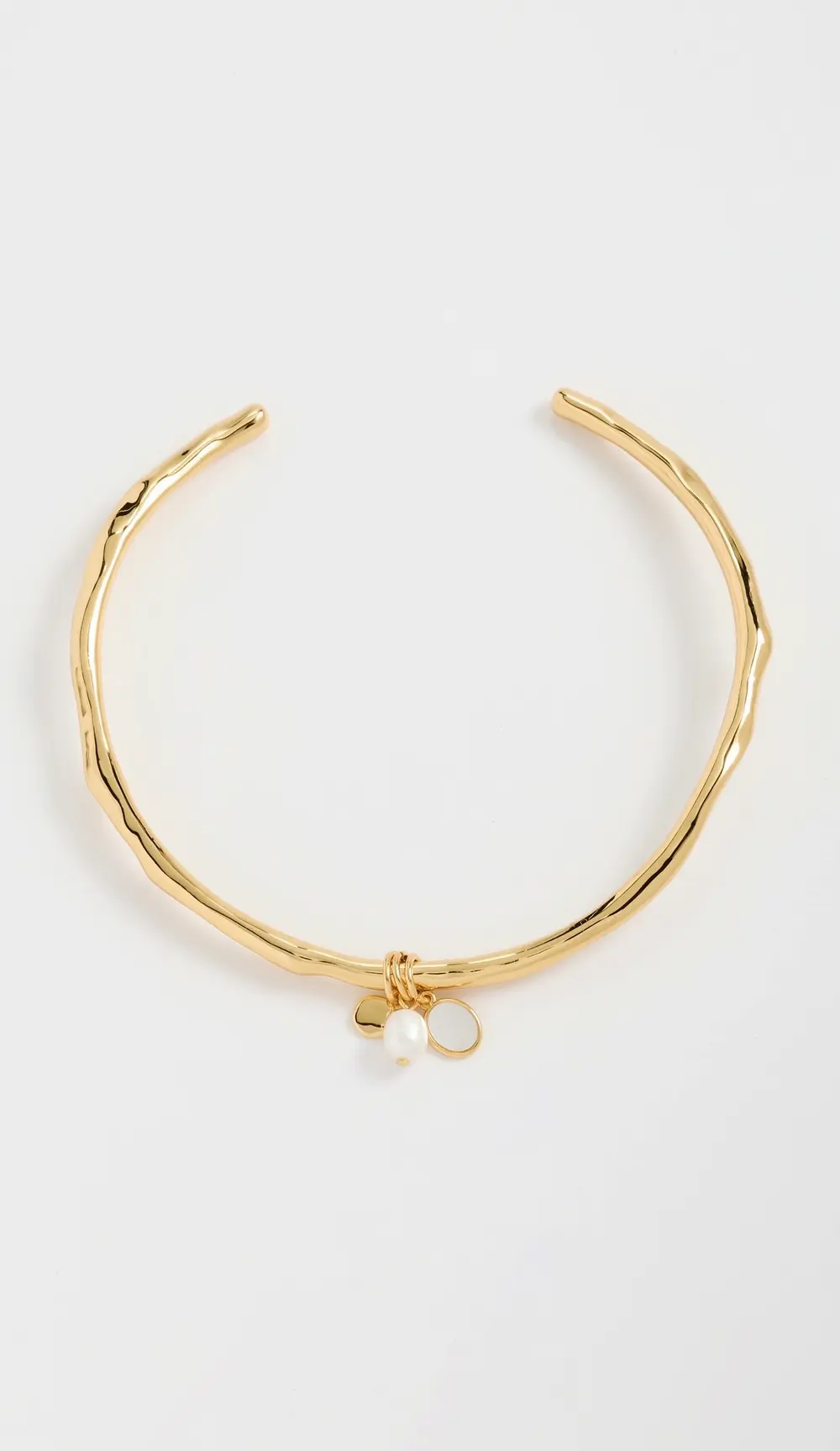 Madewell Mother-of-Pearl Wire Choker Necklace