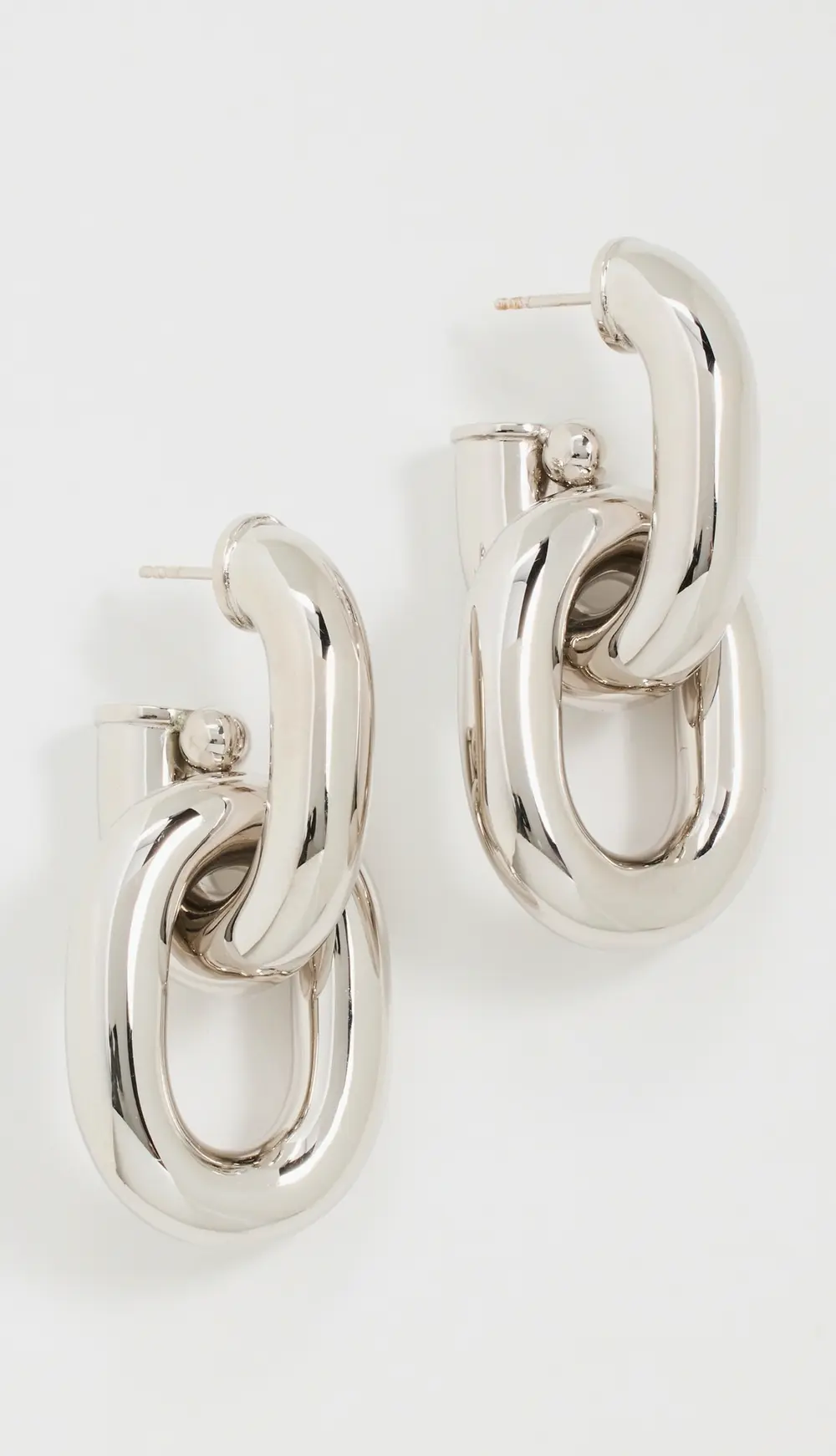rabanne XL Link Double Earrings