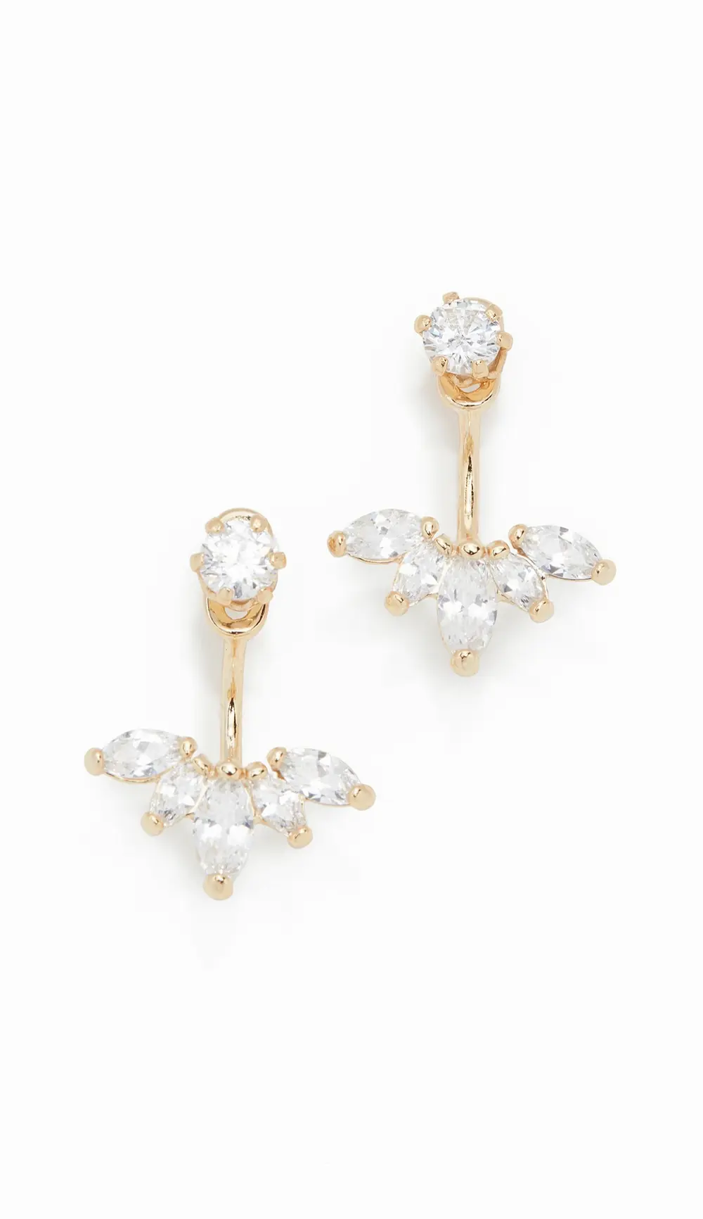SHASHI Marquis Ear Jacket Earrings