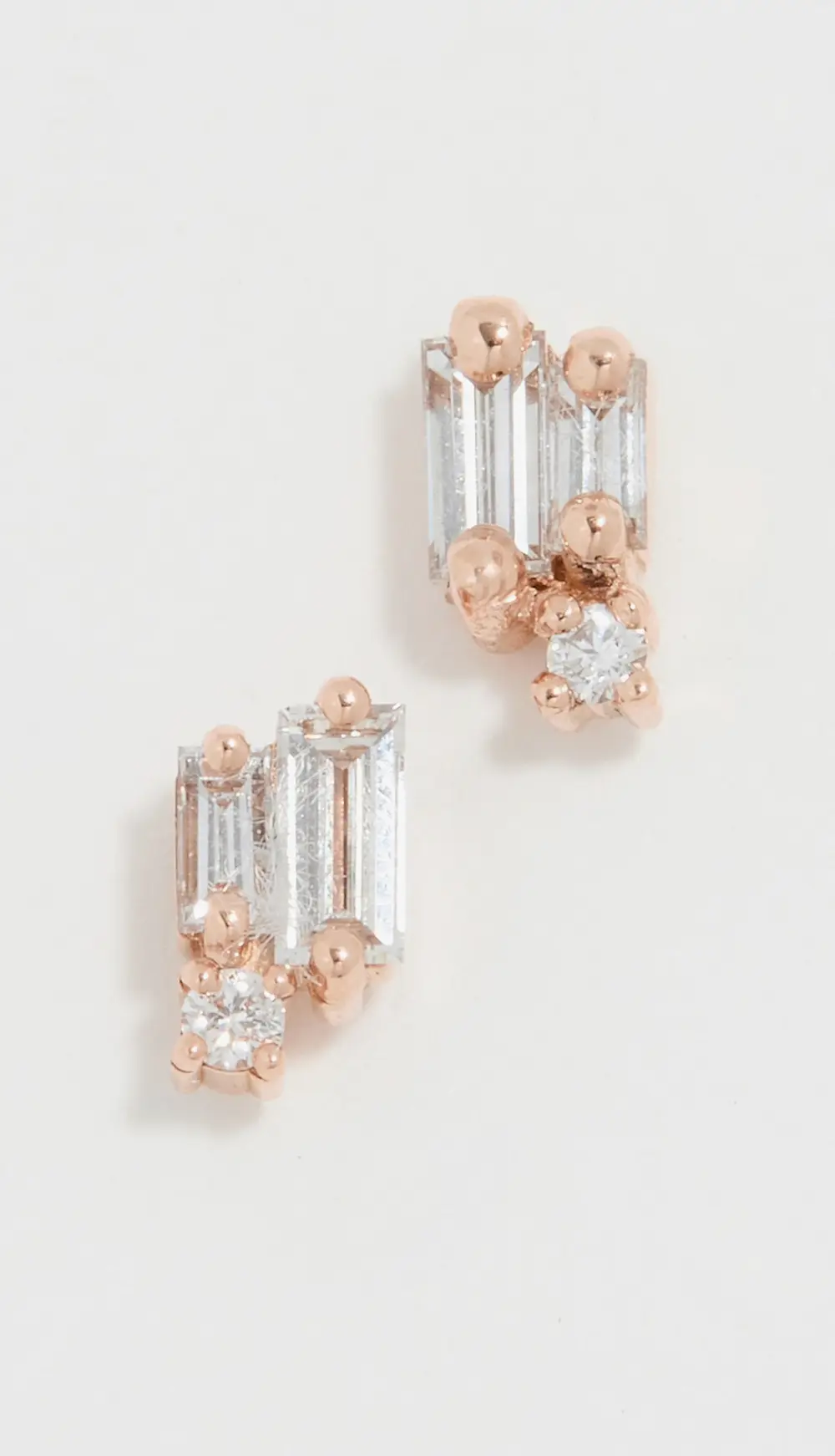 Suzanne Kalan 18k Diamond Cluster Earrings