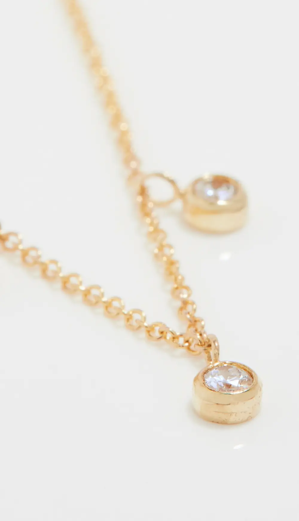 Jennifer Meyer Jewelry 3 Mini Diamond Bezel Dangle Necklace